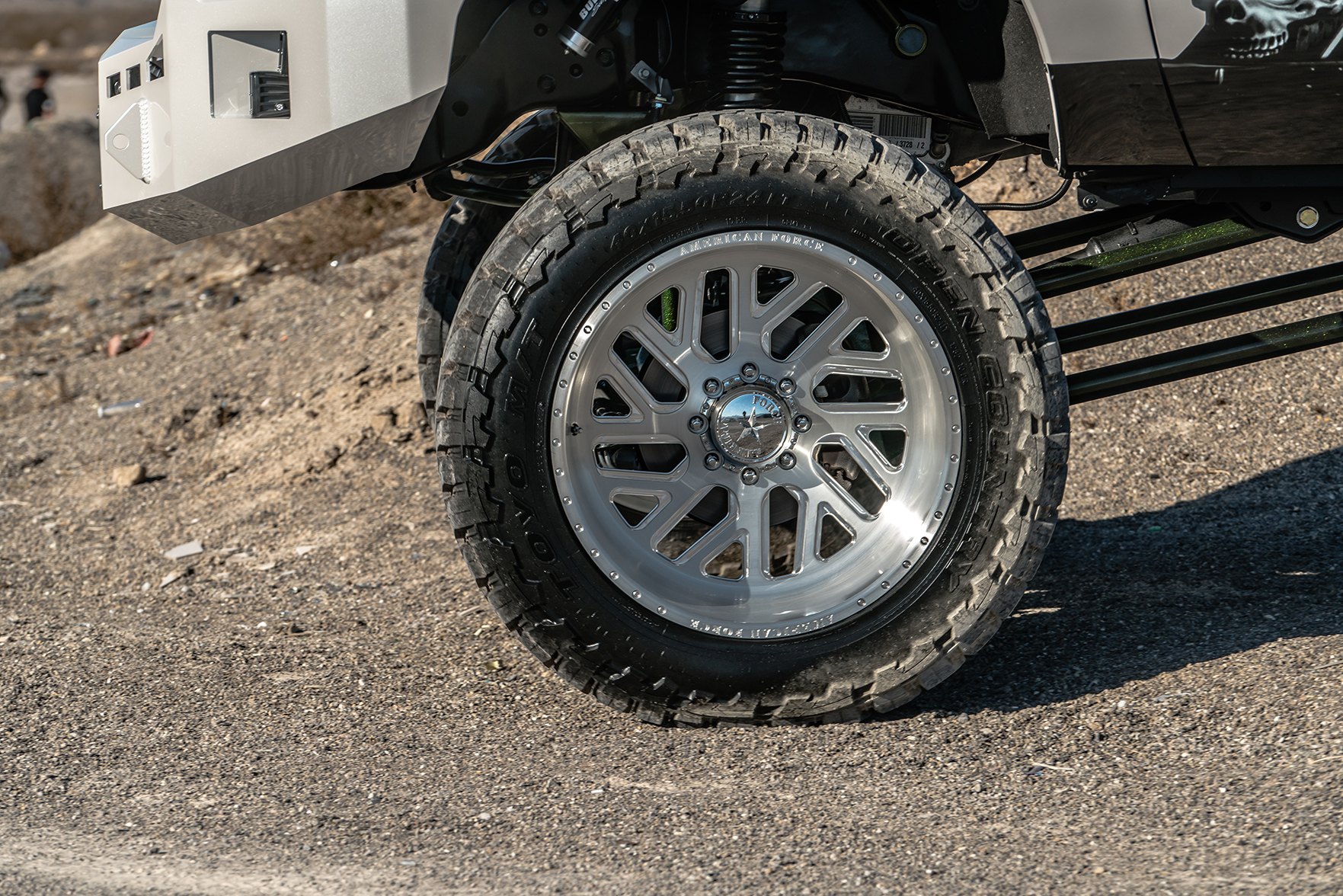 24 Inch American Force Wheels With 40 x 15.5 Tires - Photo by American Force