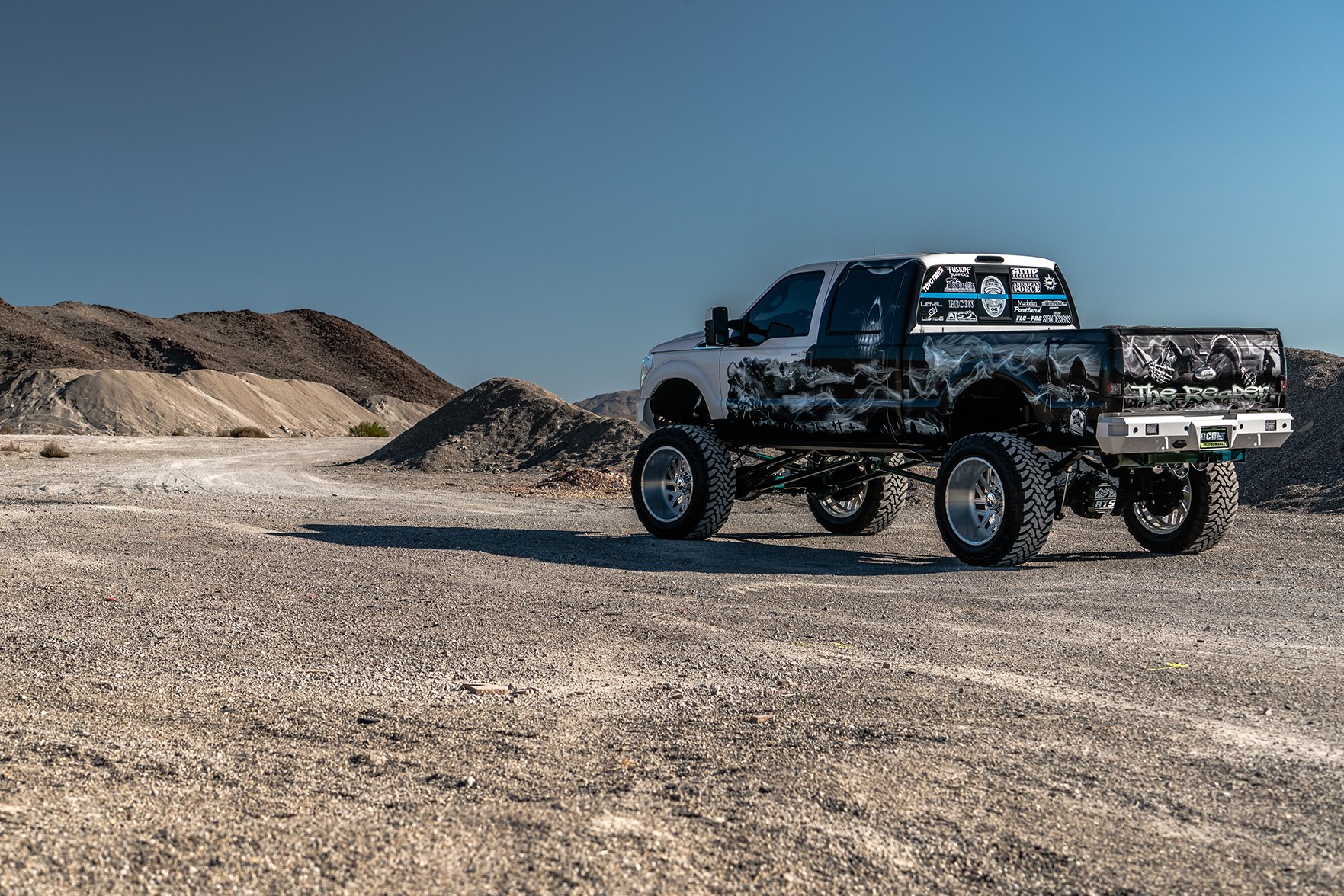 Lifted F350 With Custom Paint - Photo by American Force