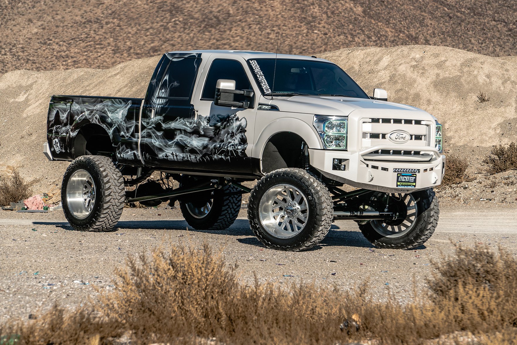Ford F-350 on 40 Inch Off-road Wheels - Photo by American Force