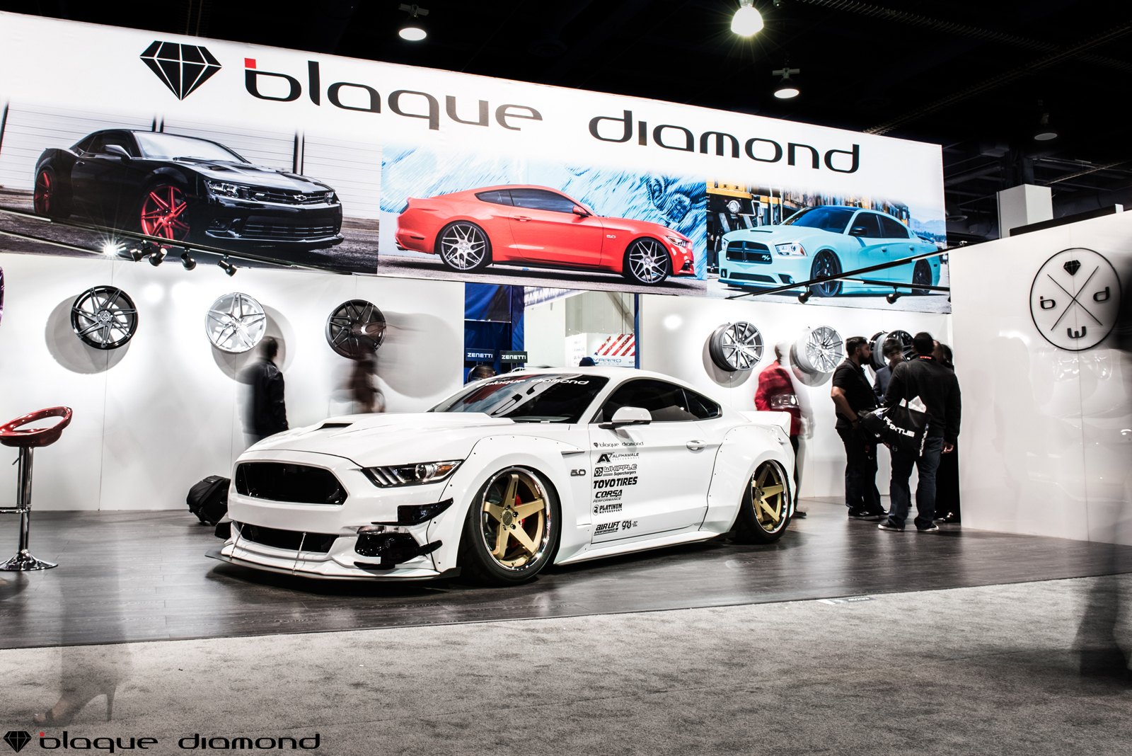 Ford Mustang With Full Body Kit - Photo by Black Diamond