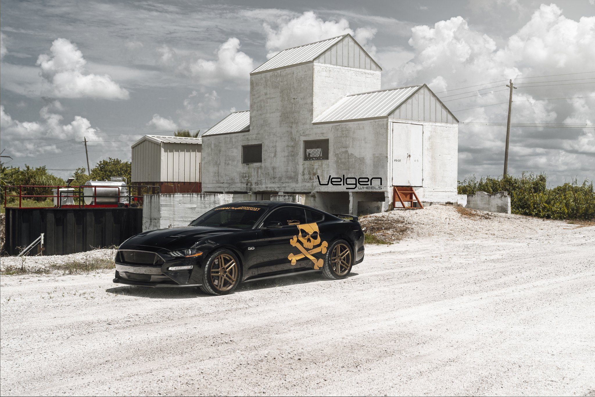 Custom Black Ford Mustang on Velgen Wheels - Photo by Velgen Wheels