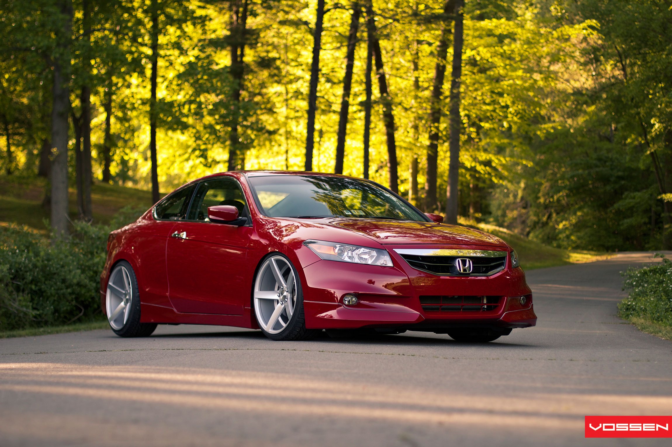 Sporty- Looking Red Honda Accord with Chrome Trim — CARiD.com Gallery