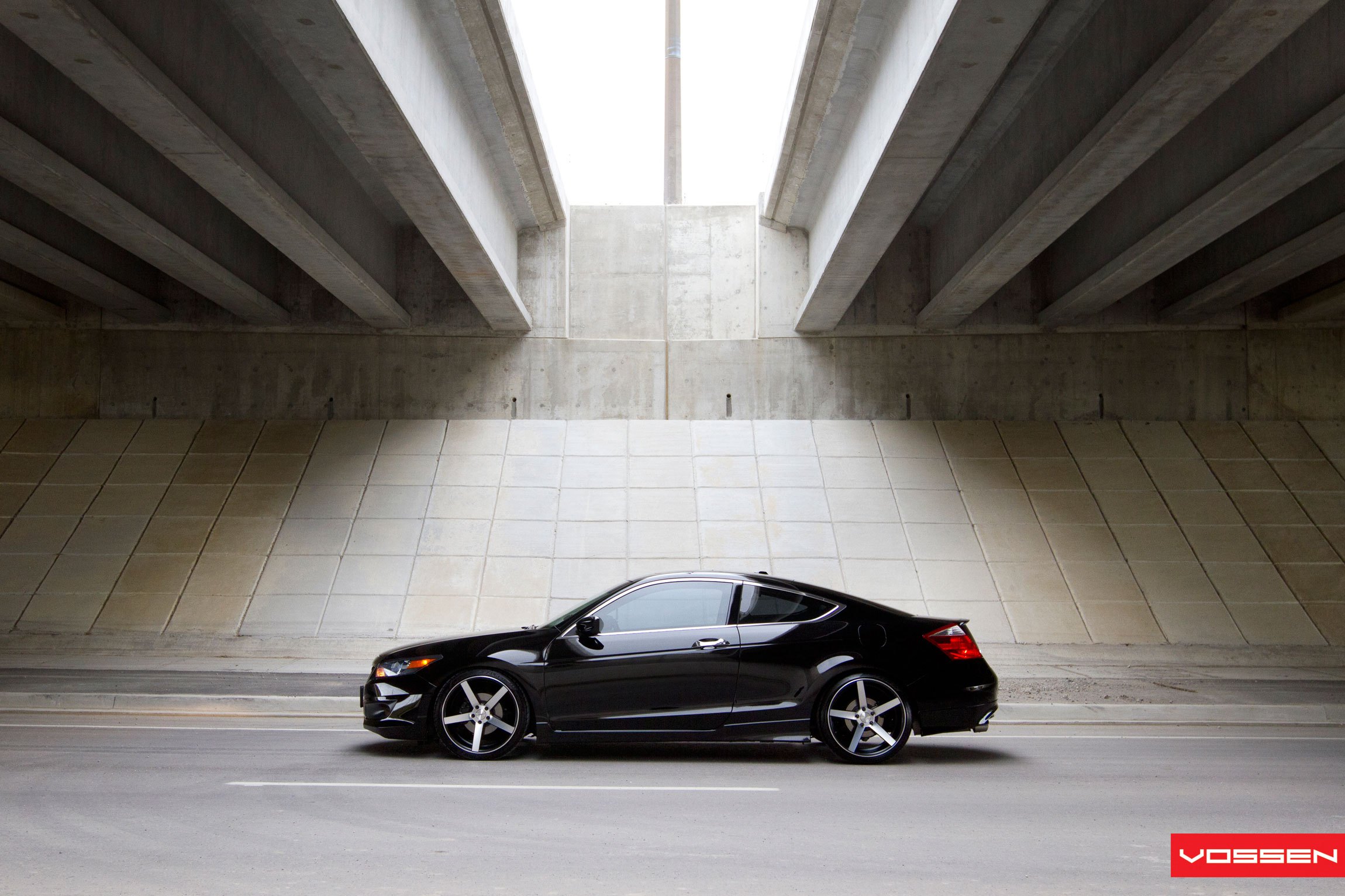 Black Honda Accord on Vossen Wheels - Photo by Vossen