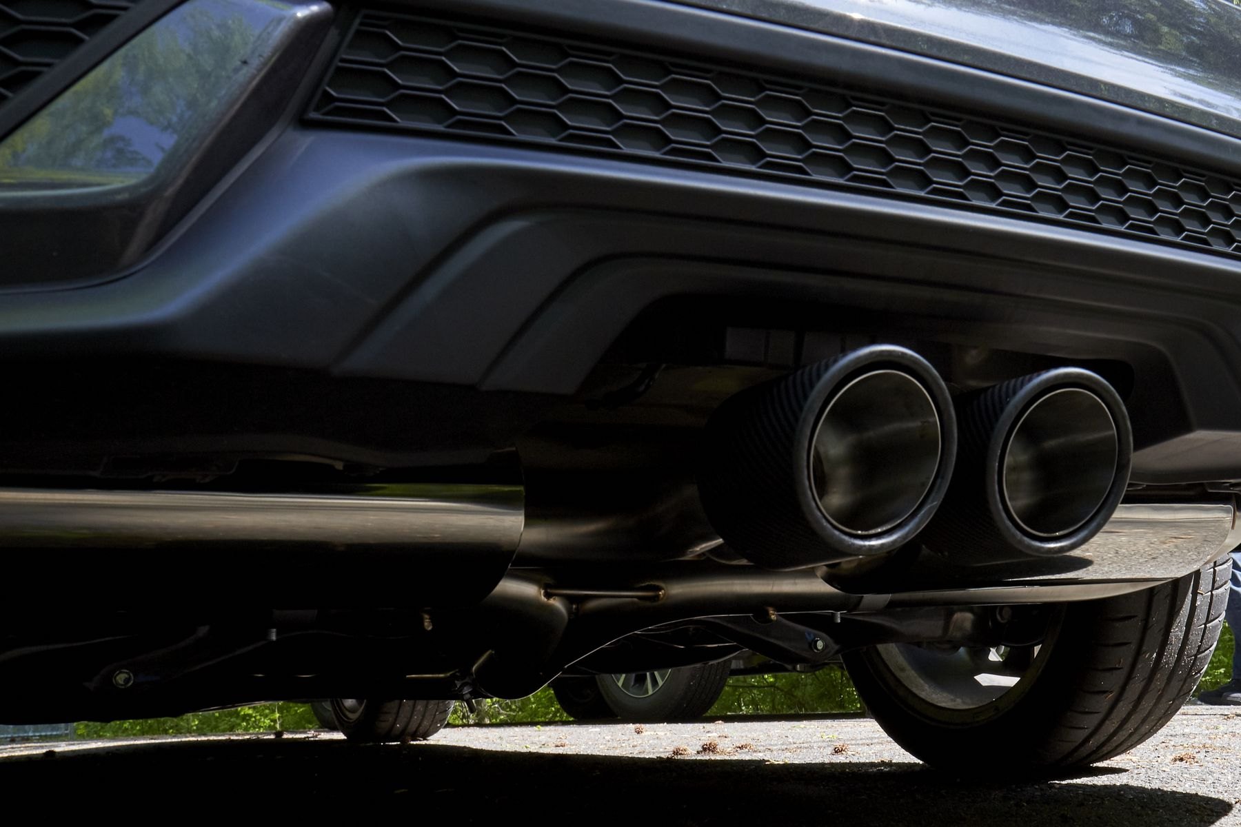 aFe Cat Back Exhaust System on Honda Civic Si - Photo by CARiD