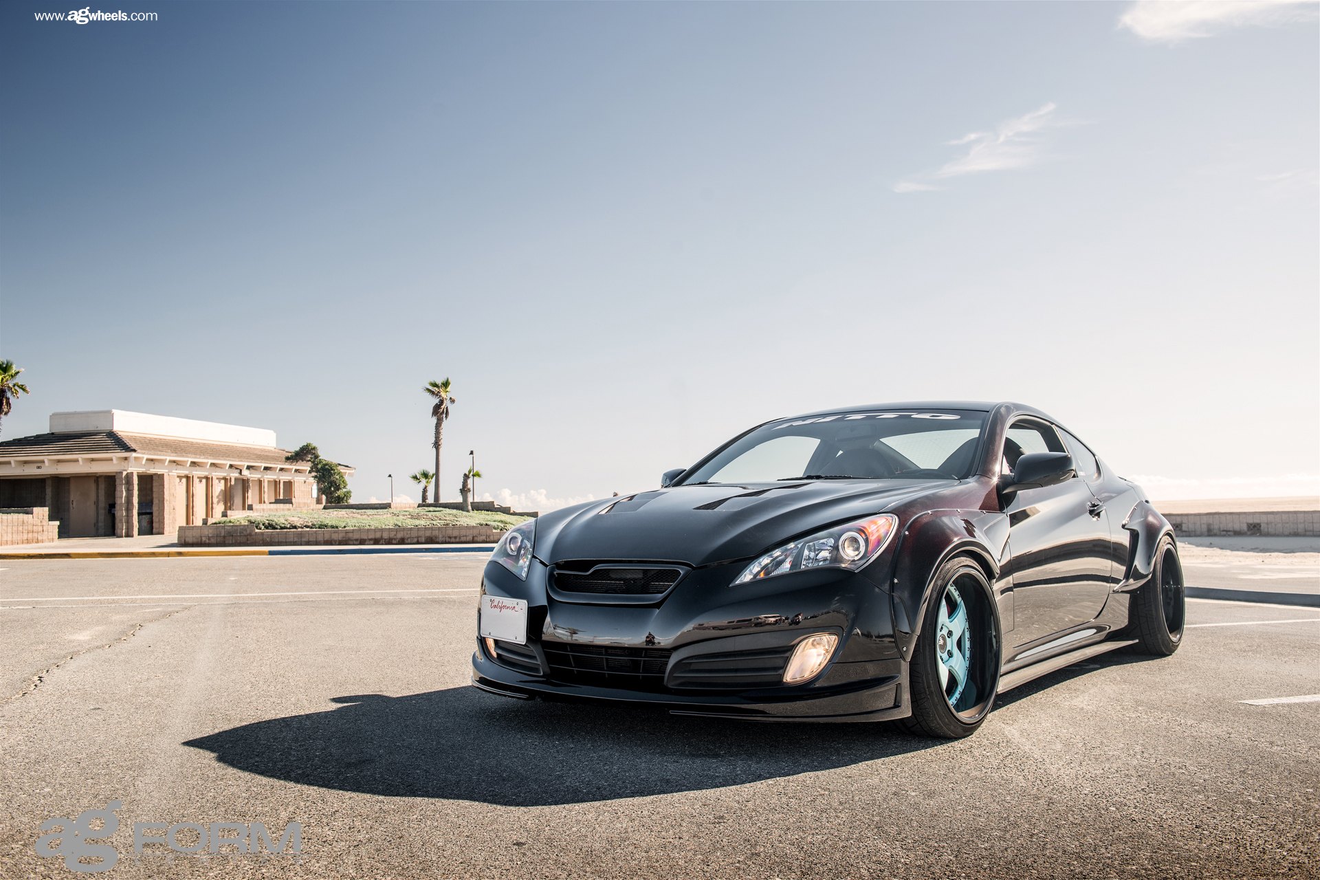 Hyundai Genesis Coupe With Wide Overfenders - Photo by Avant Garde