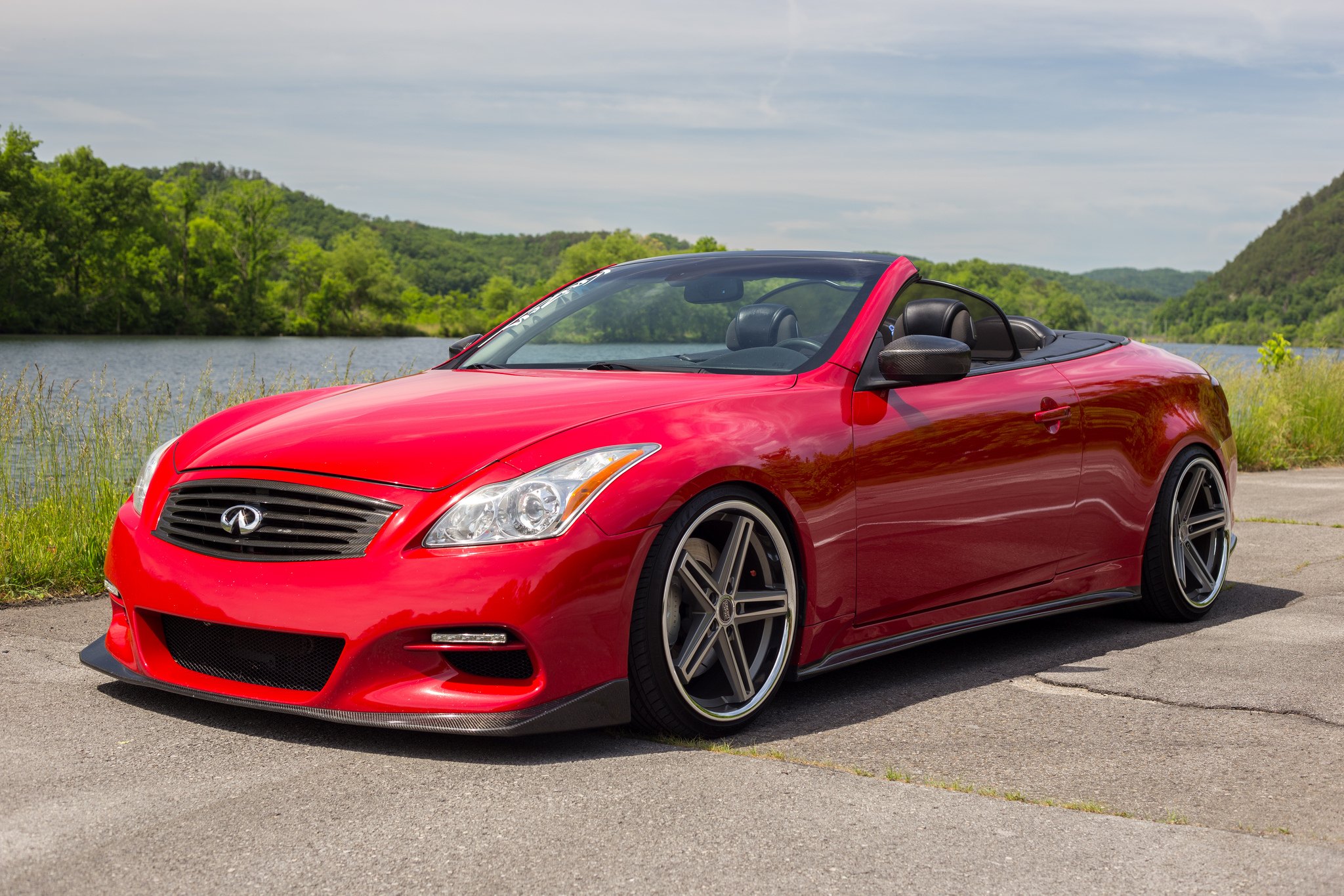 Show Stopper Red Infiniti G37 S Improved With Aftermarket