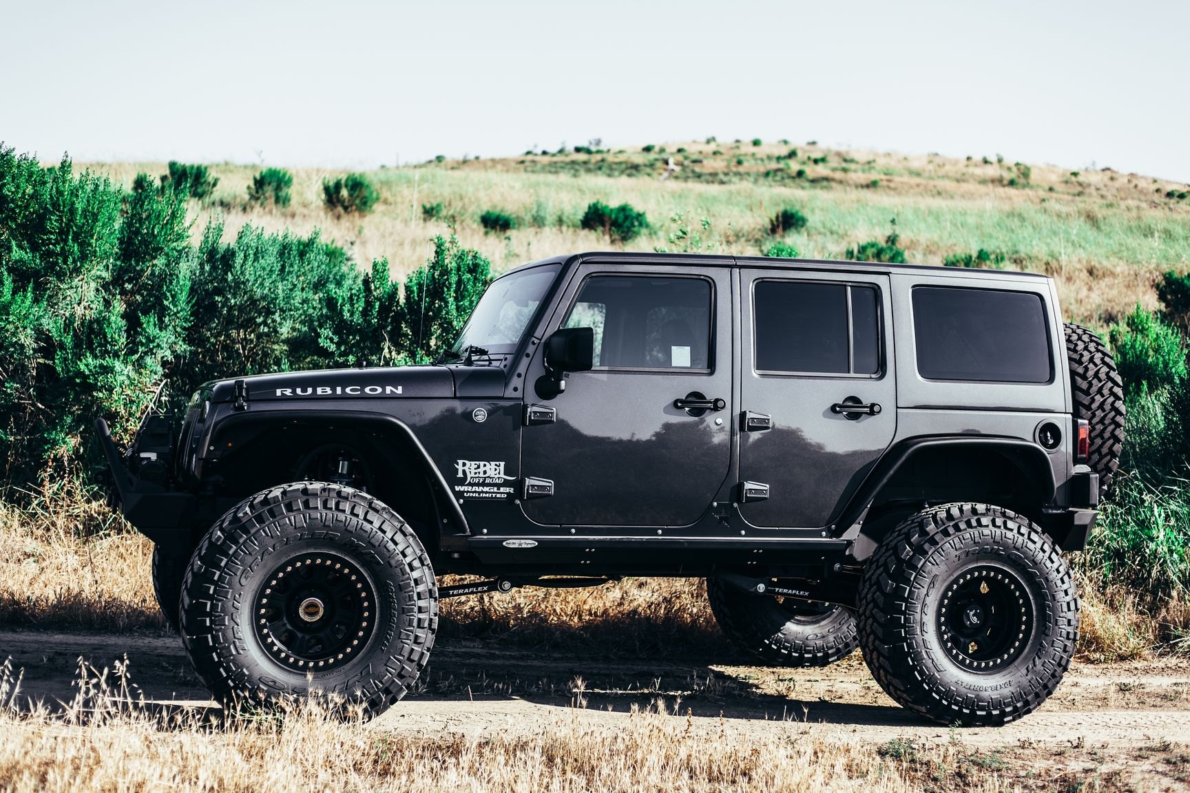 Perfect Fitment of Nitto Tires on Custom Black Lifted Jeep Wrangler —   Gallery