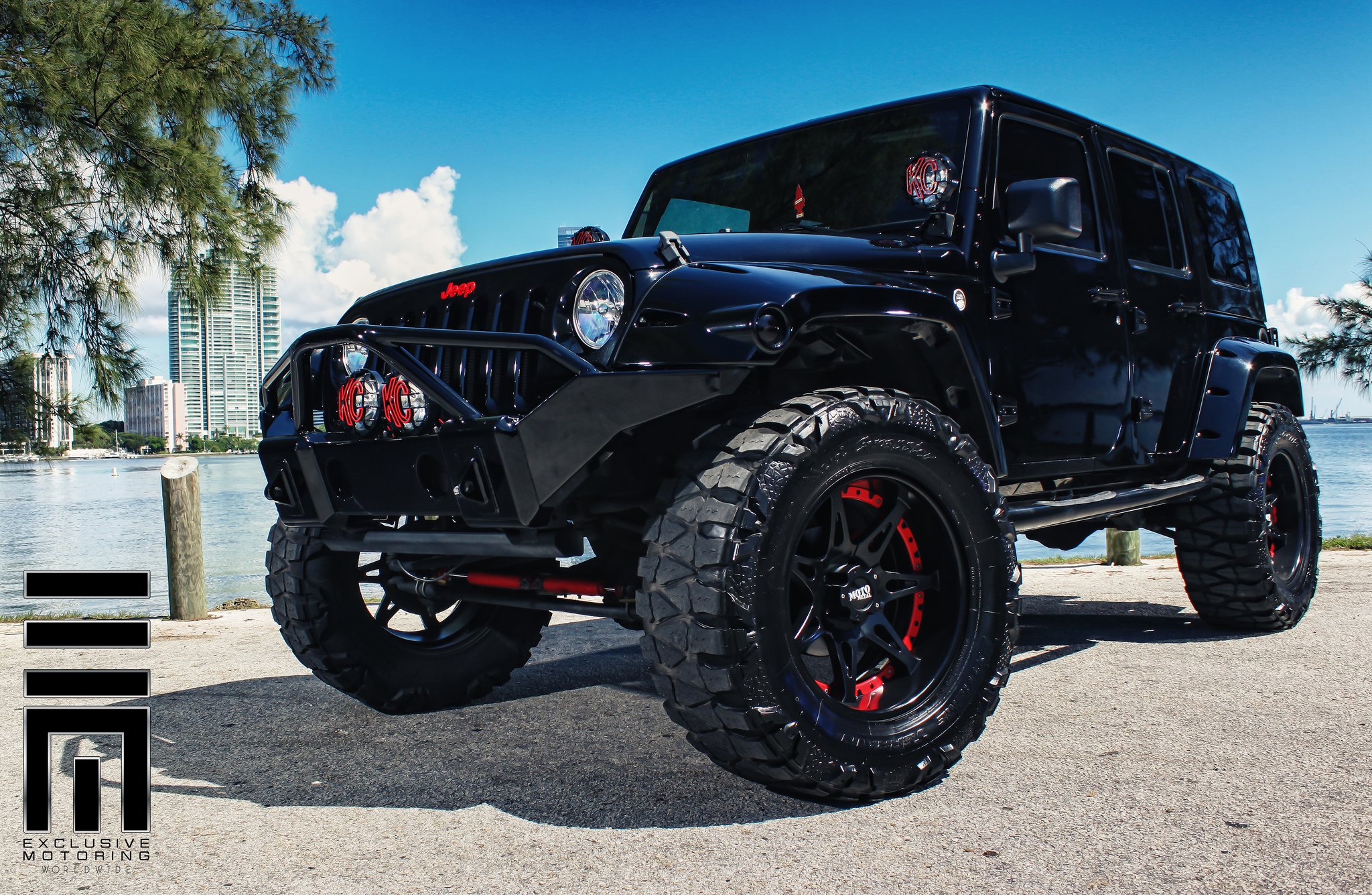 Sinister Jeep Wrangler JK on Large Mud Tires by Exclusive Motoring —   Gallery