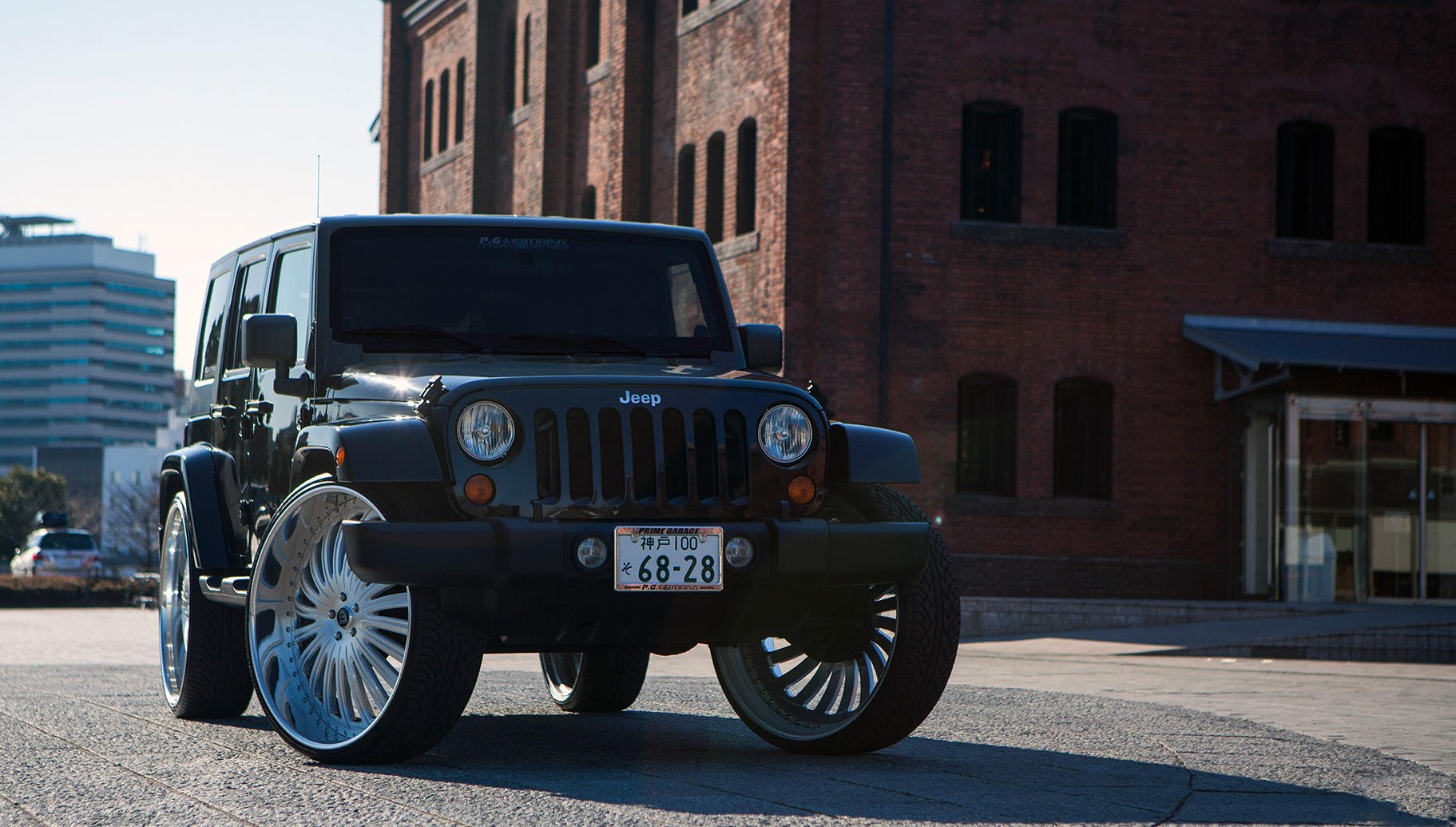 Impressive Presence: Jeep Wrangler on Huge Wheels —  Gallery