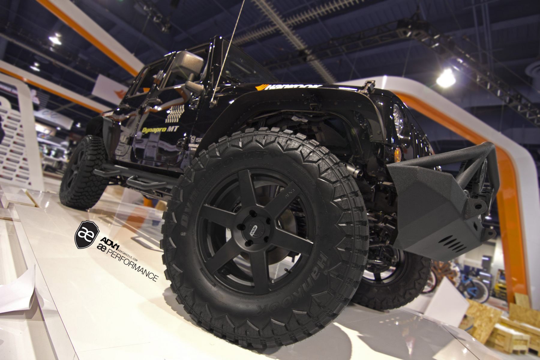 Black Lifted Jeep Wrangler on Hankook Tires - Photo by ADV.1