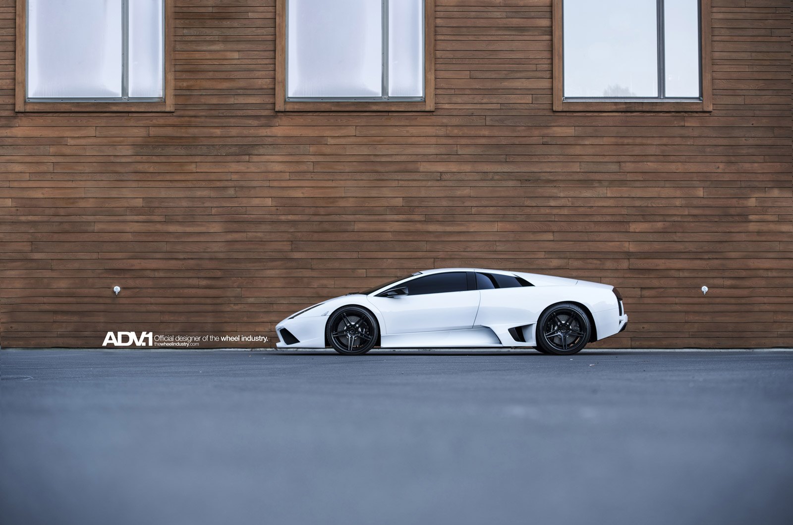 Custom White Lamborghini Murcielago Side Scoops - Photo by ADV.1