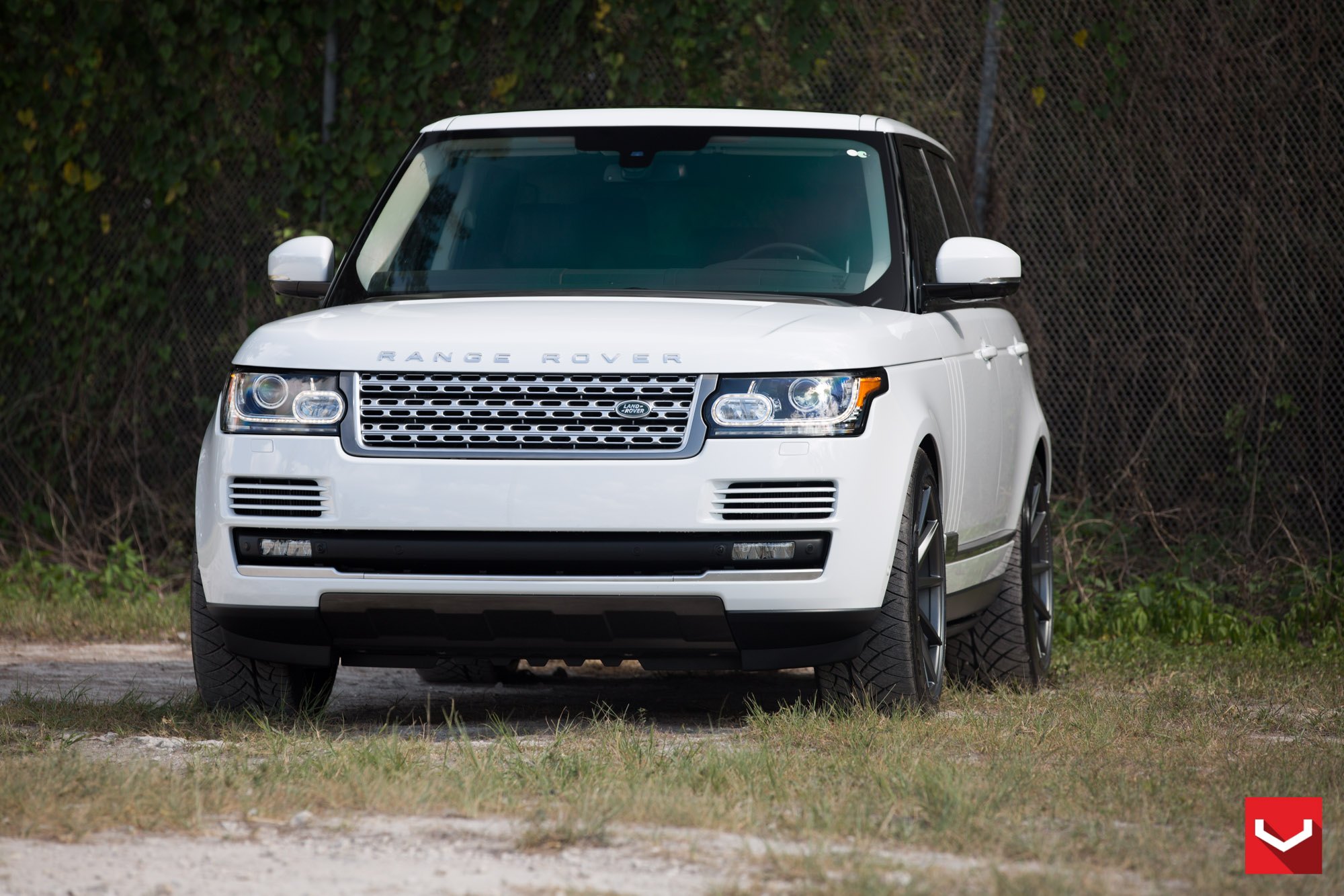 Custom White Land Rover Range Rover - Photo by Vossen
