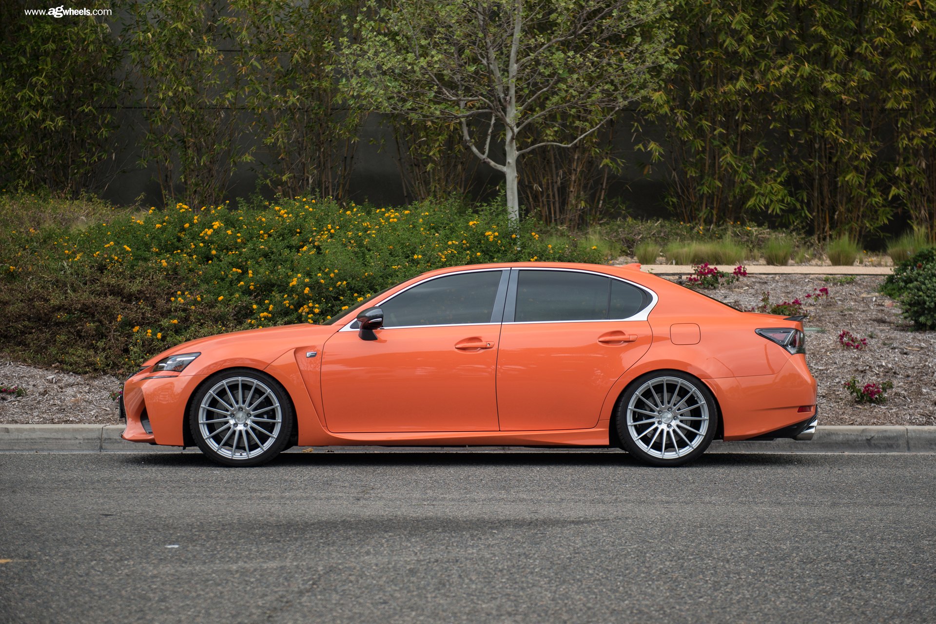 Orange Lexus GS with Avant Garde Wheels - Photo by Avant Garde Wheels