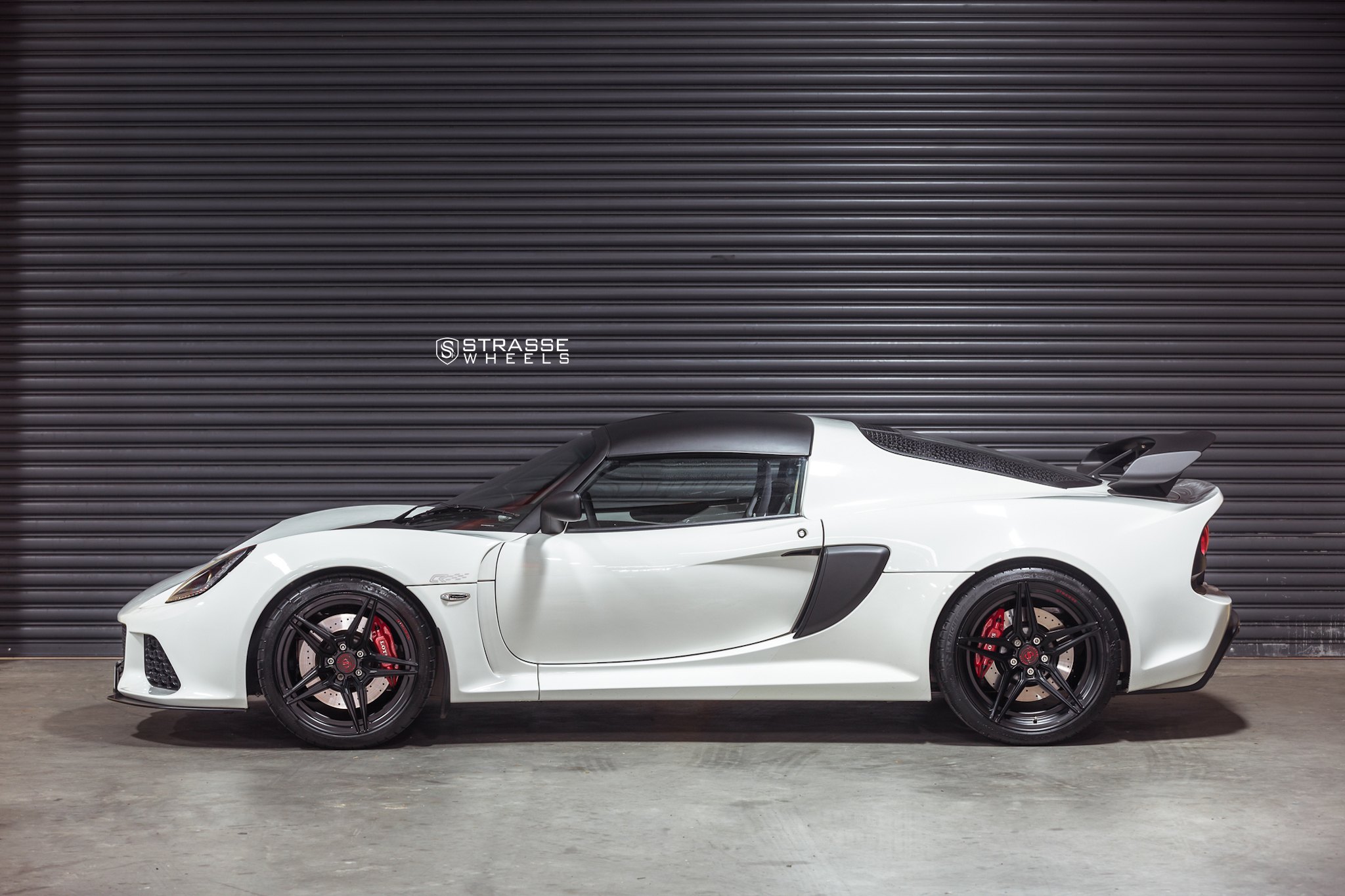 Custom White Lotus Exige Side Scoops - Photo by Strasse Forged