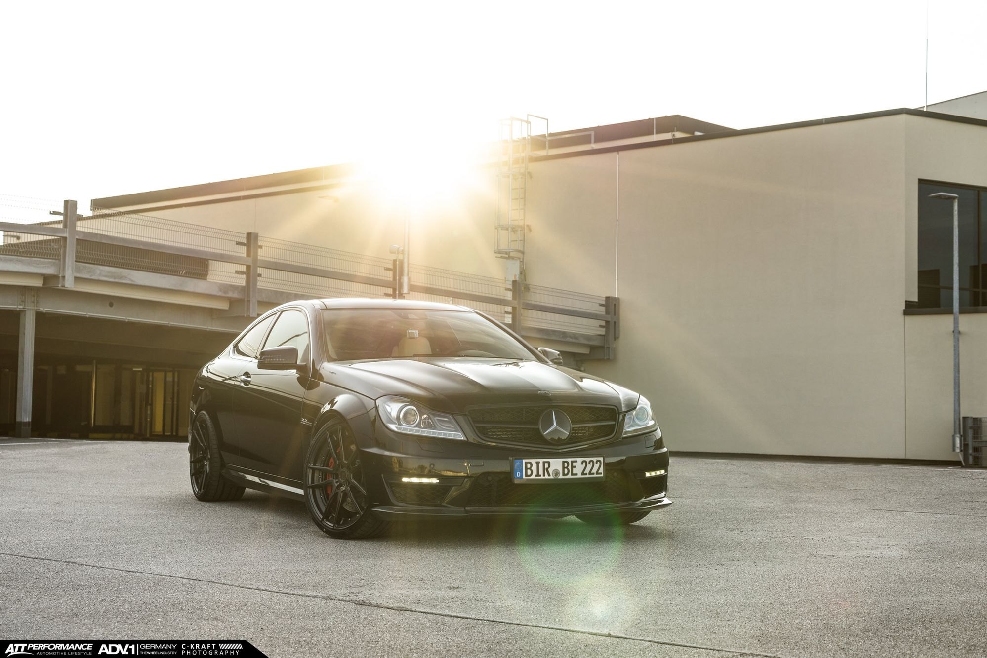 Wide Fenders on Mercedes C63 AMG Coupe - Photo by ADV.1