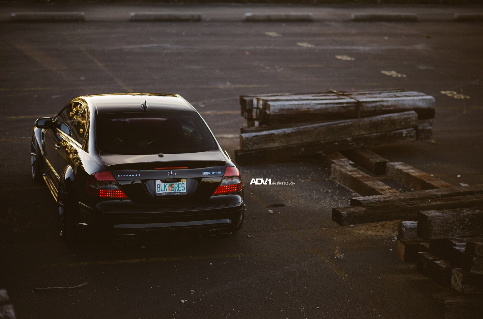 Wide Body Fenders of Mercedes CLK 63 AMG - Photo by ADV.1