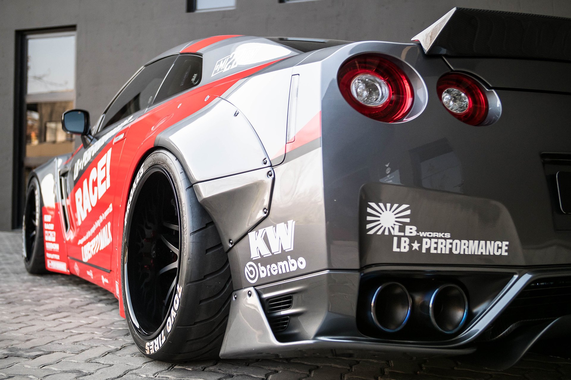 Custom Painted Debadged Nissan GT-R Rear Diffuser - Photo by Forgiato