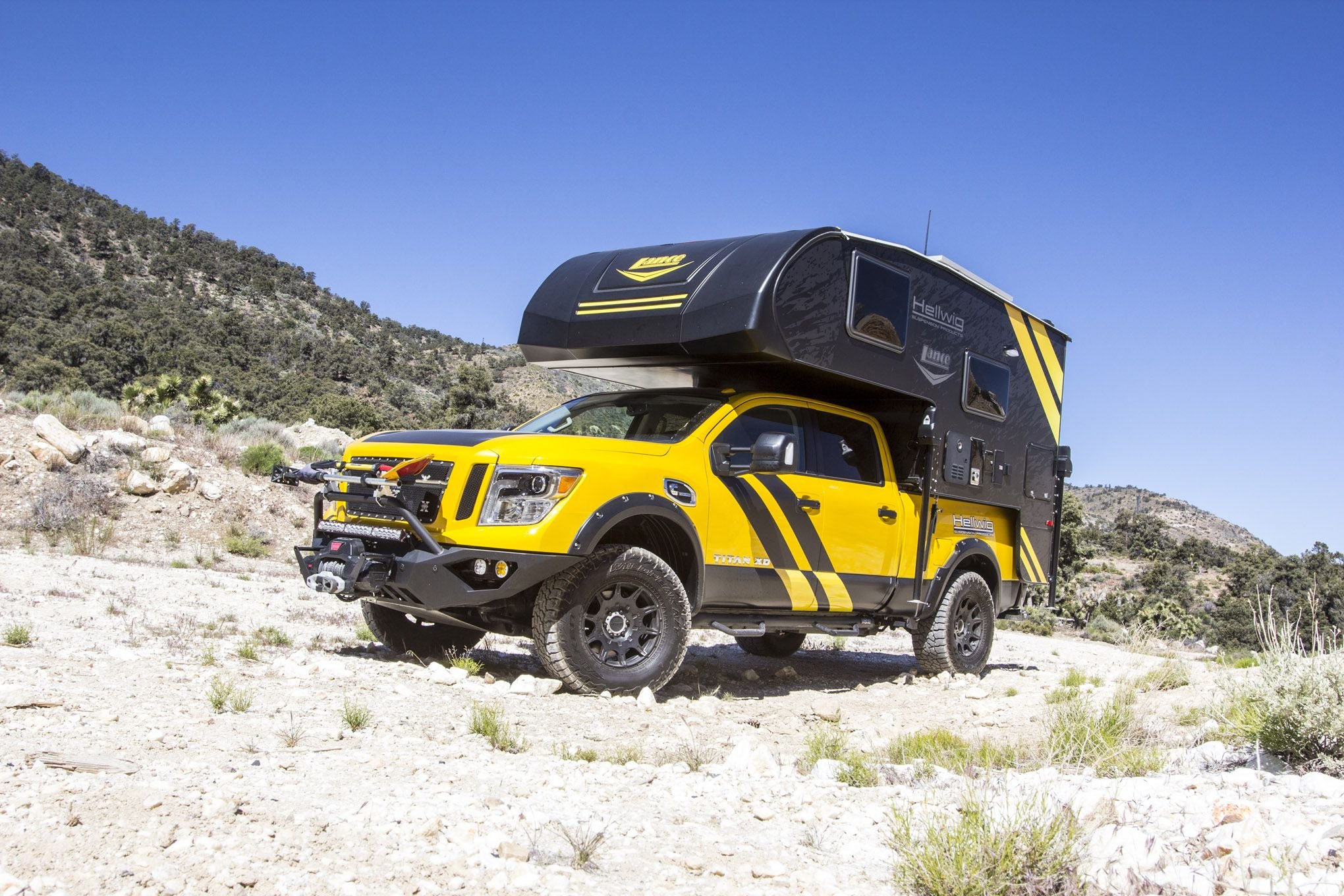 Overlander Dream Setup - Lifted Nissan Titan XD With a Camper — CARiD