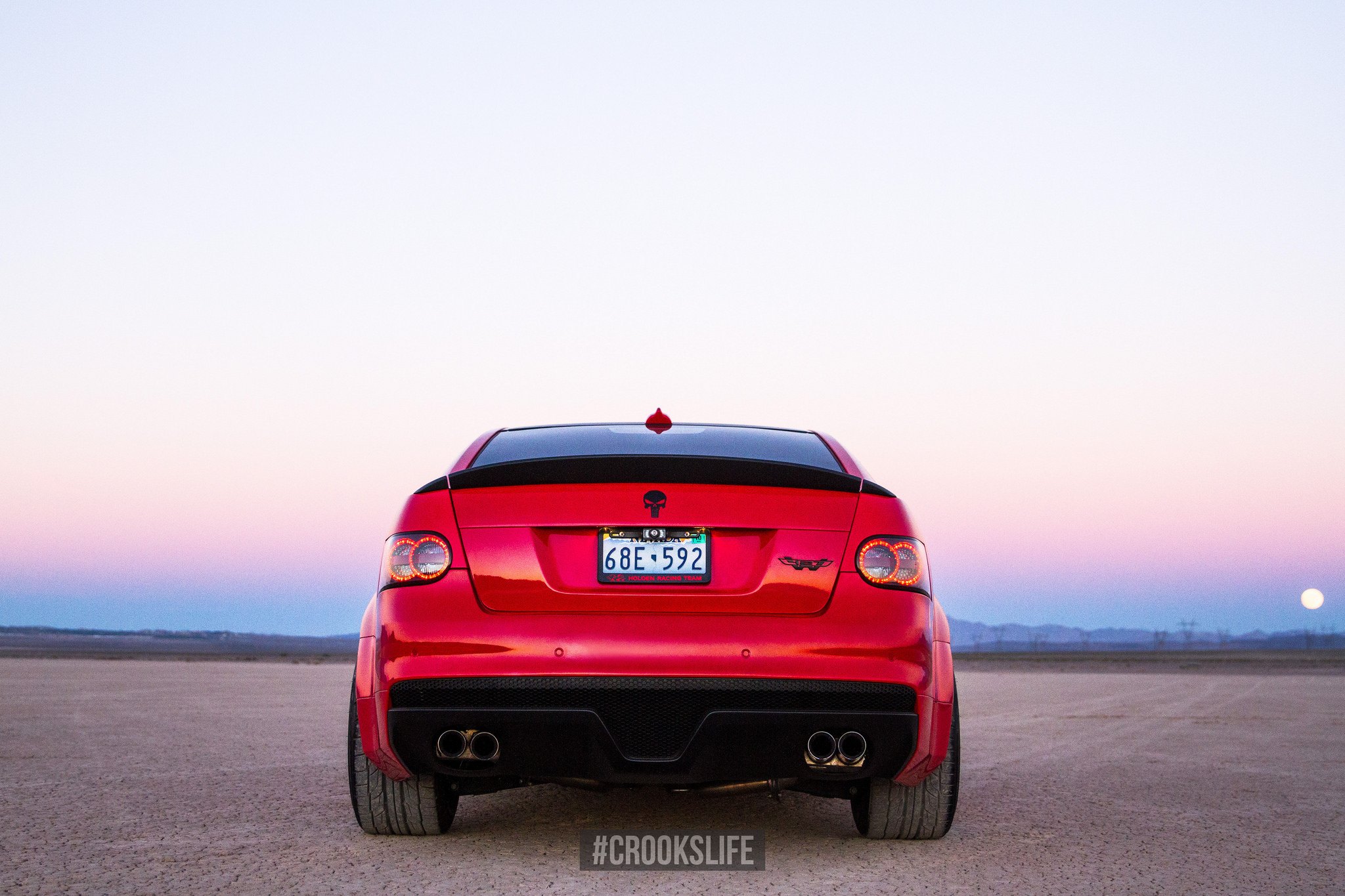 Custom LED Taillights with Halo Rings on Pontiac G8 - Photo by Jimmy Crook
