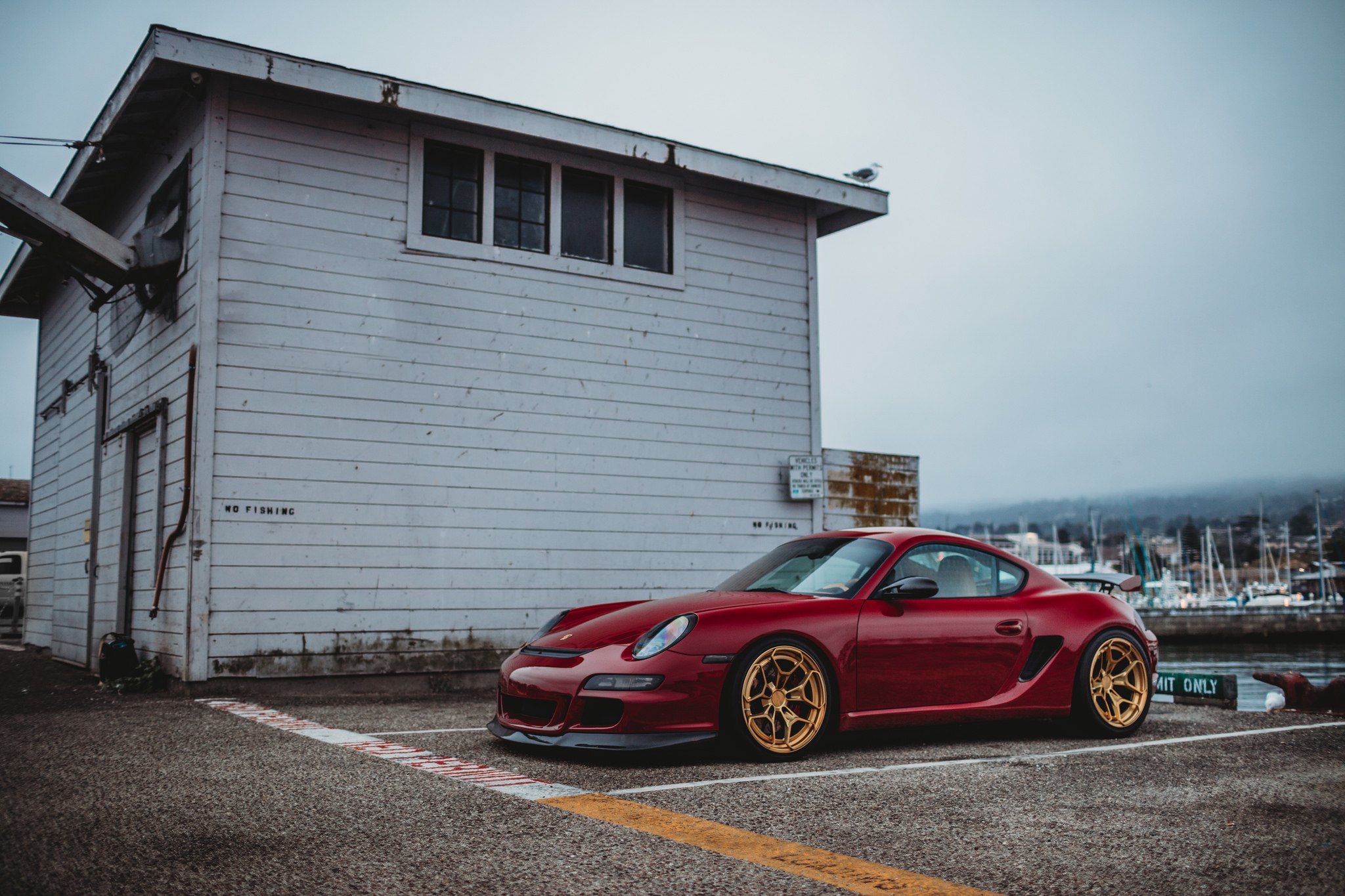 Custom Red Porsche 911 Side Scoops - Photo by Rotiform