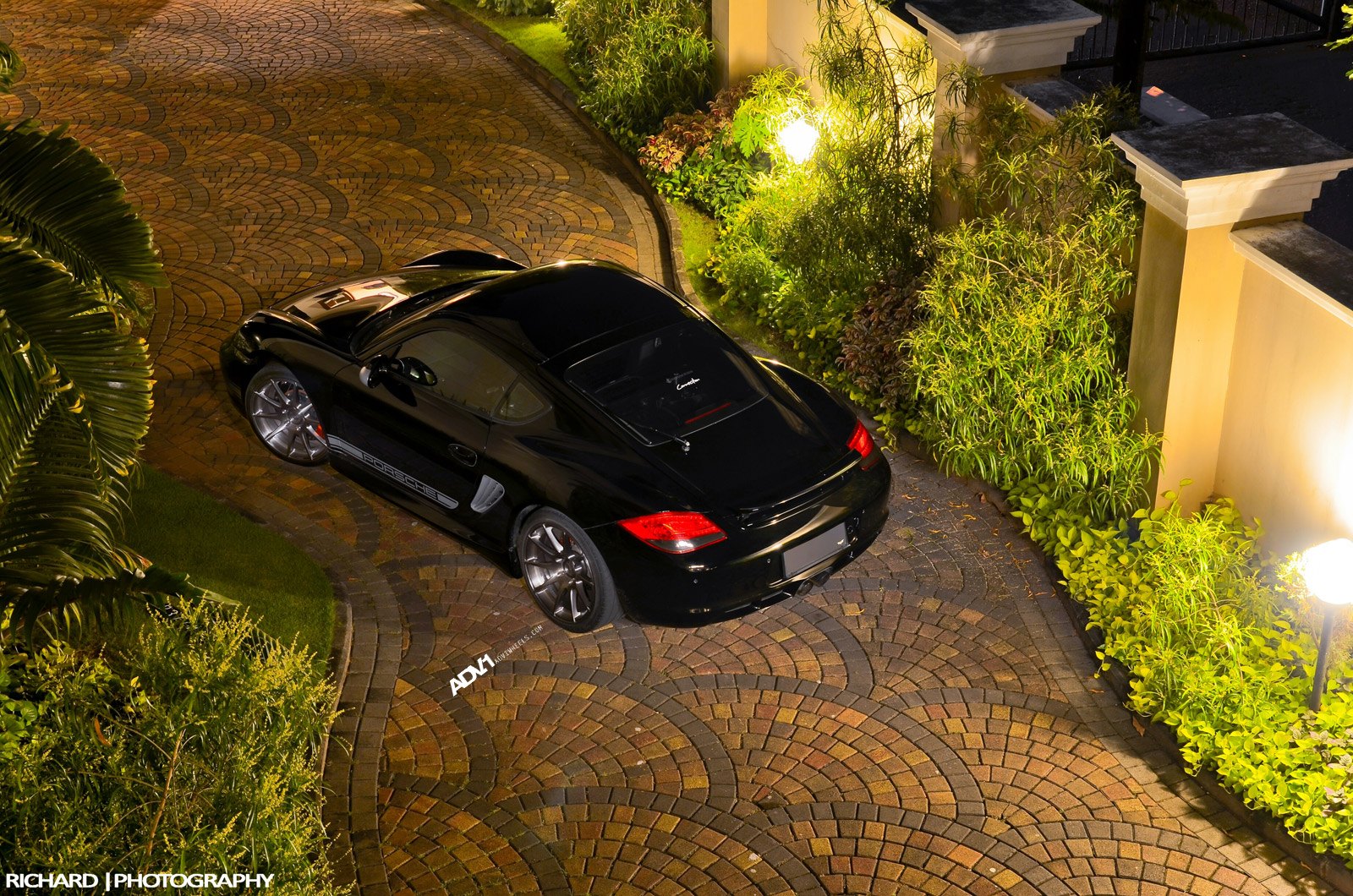Black Porsche Boxster with Aftermarket Rear Diffuser - Photo by ADV.1