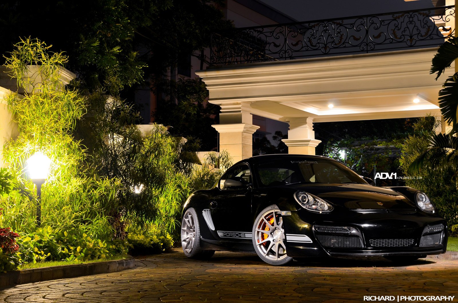 Custom Black Porsche Boxster Side Scoops - Photo by ADV.1