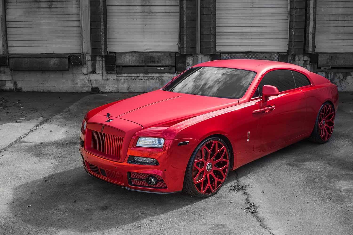 Red On Red Extremely Stylish Rolls Royce Wraith Boasting