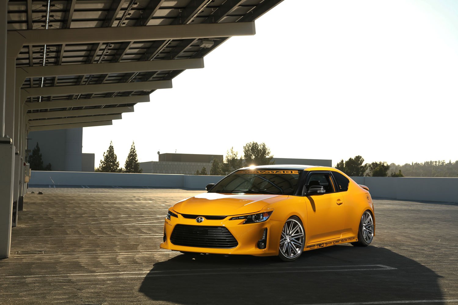 Scion tC With Lowered Suspension - Photo by Concept ONE