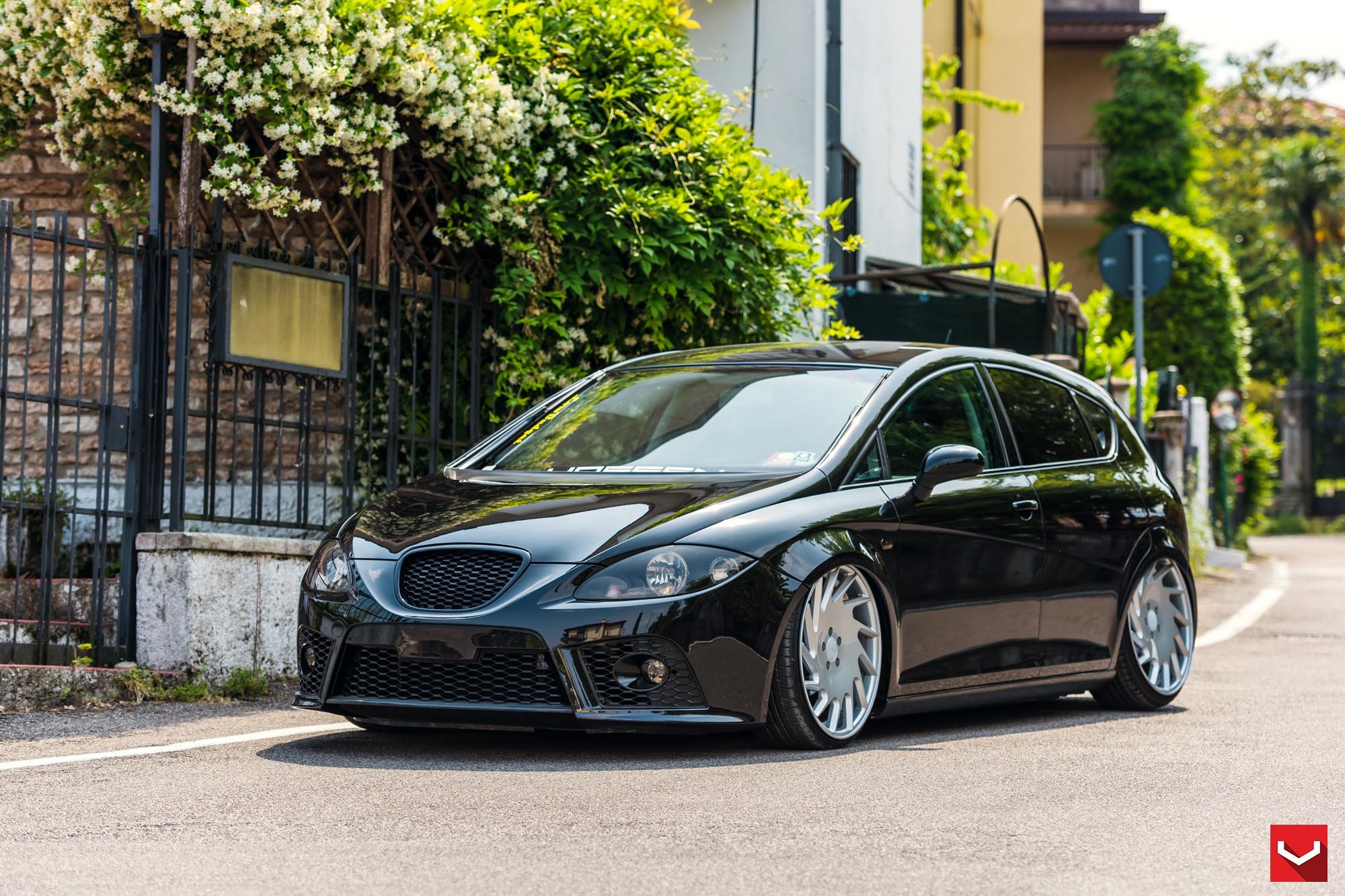 Seat Leon with Blacked Out Grille - Photo by Vossen