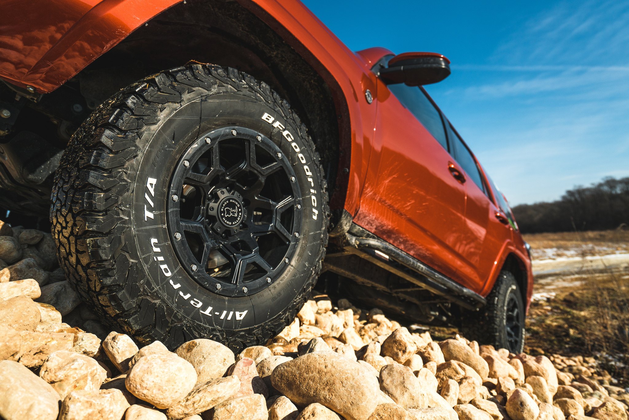 Red Toyota 4Runner with BFGoodrich Tires - Photo by Black Rhino