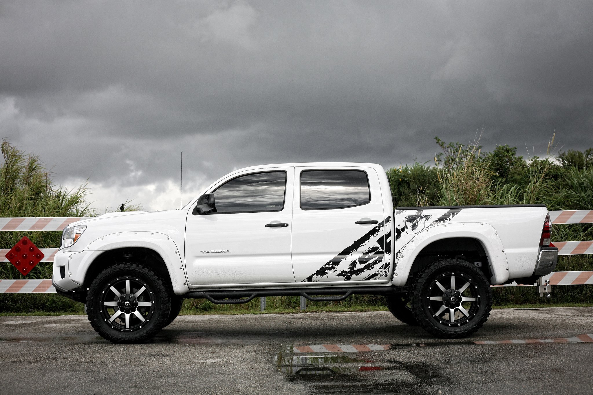 Toyota Tacoma On Fuel Off-Road Rims - Photo by Fuel Off-Road