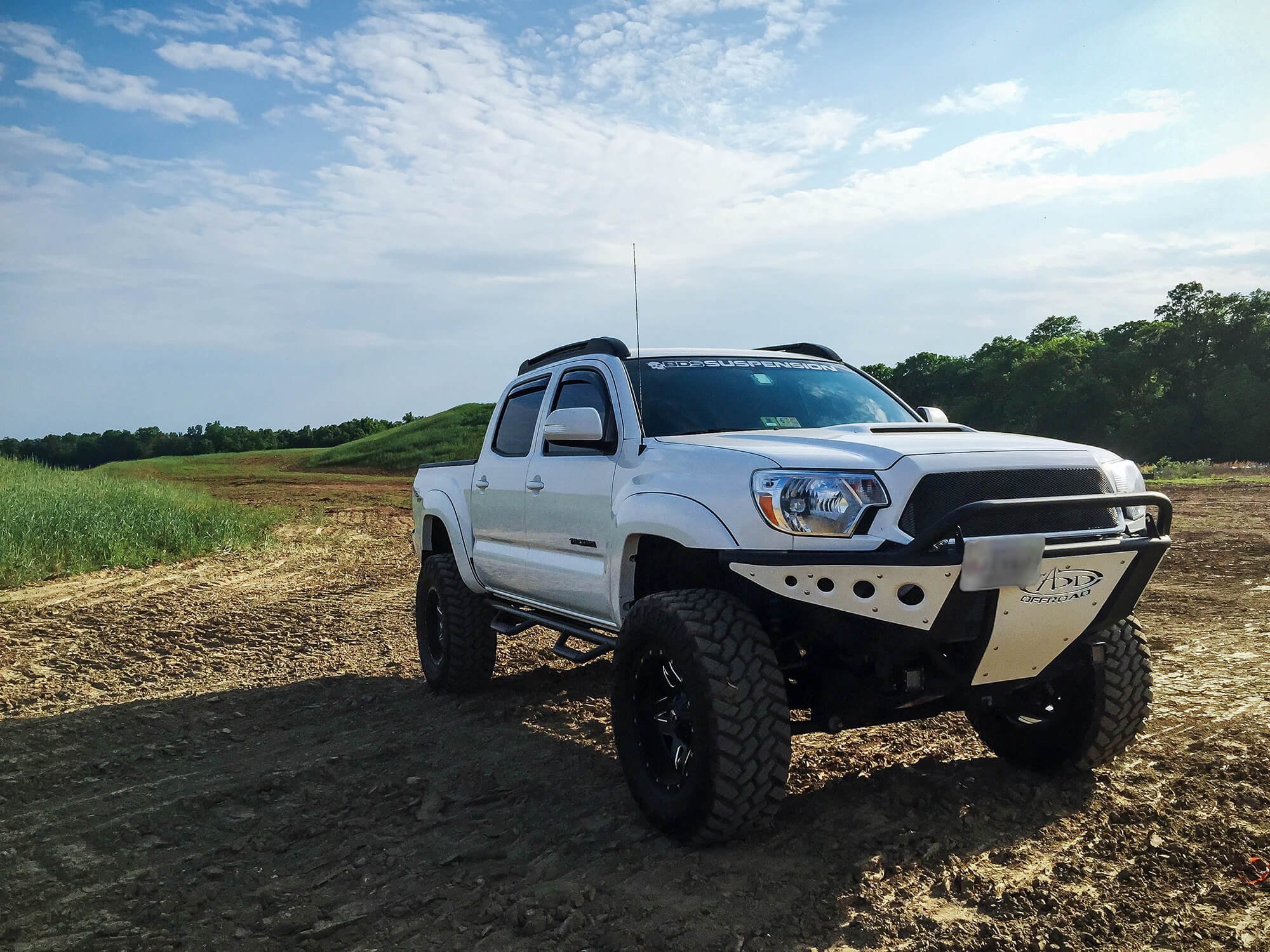 Toyota Tacoma With ADD Off-road Bumper - Photo by ADD