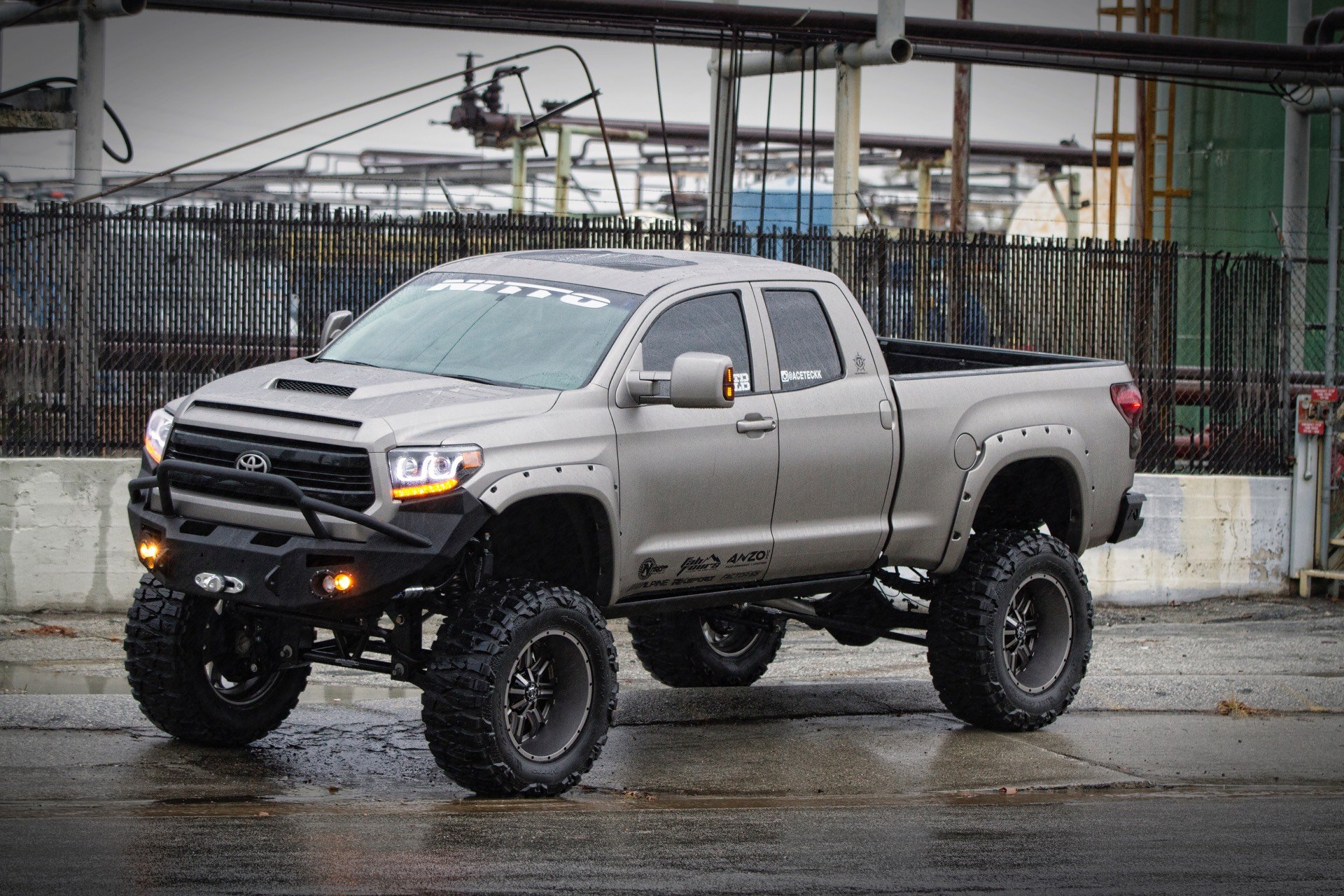 Toyota Tundra With Custom LED Headlights - Photo by Fuel Off-Road