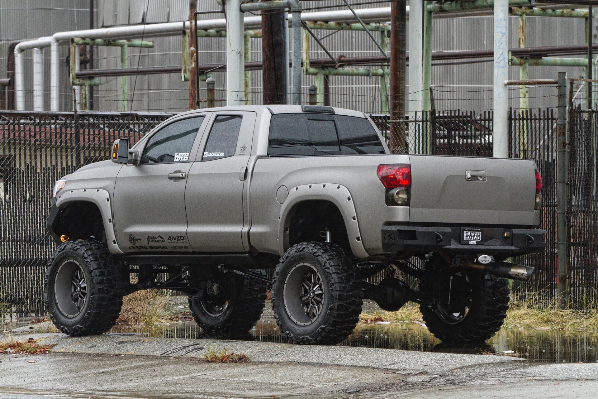 Lifted Tundra With Fab Fours Steel Bumper - Photo by Fuel Off-Road
