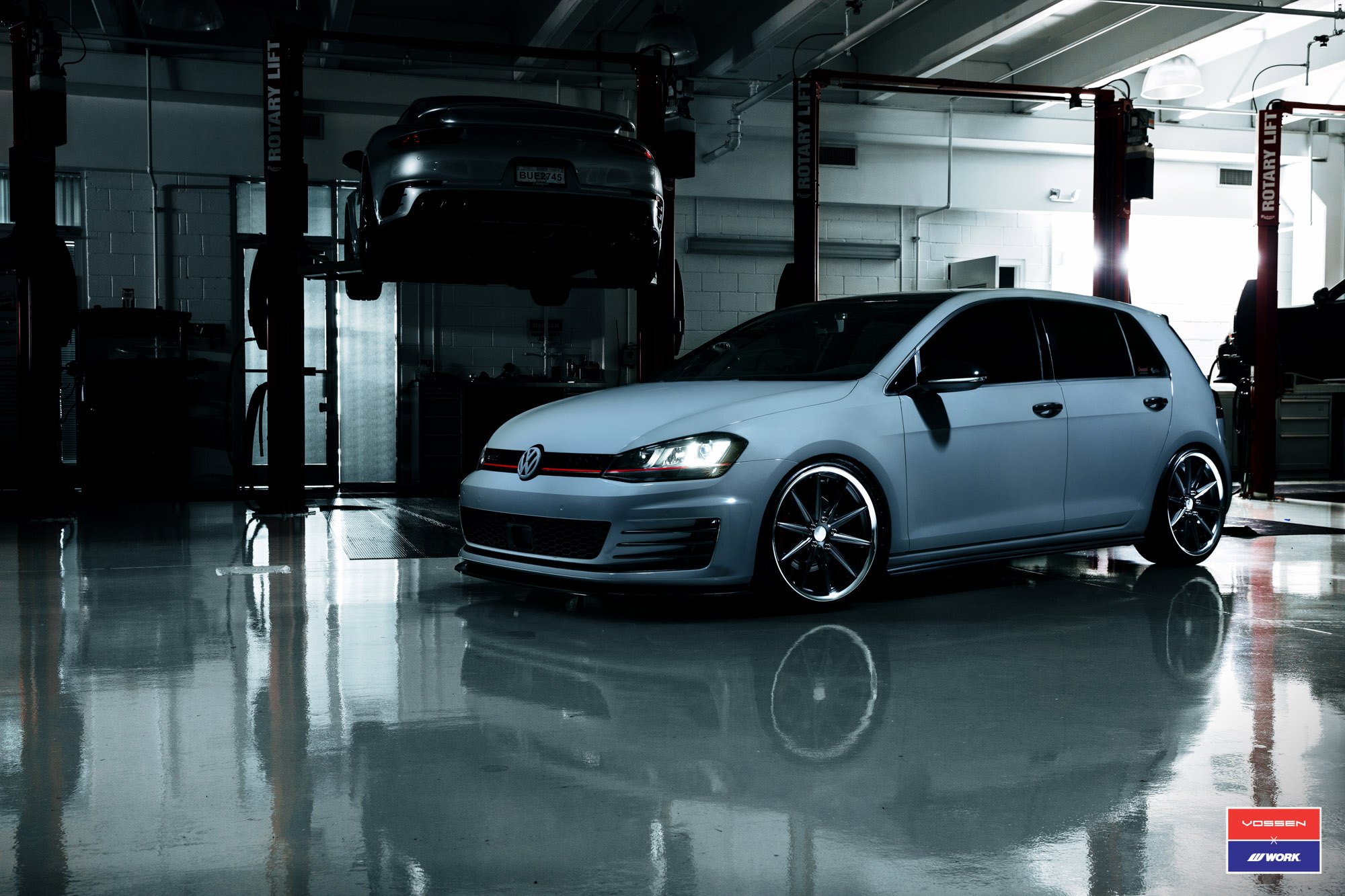 Matte Gray Golf GTi With a Perfect Stance —  Gallery