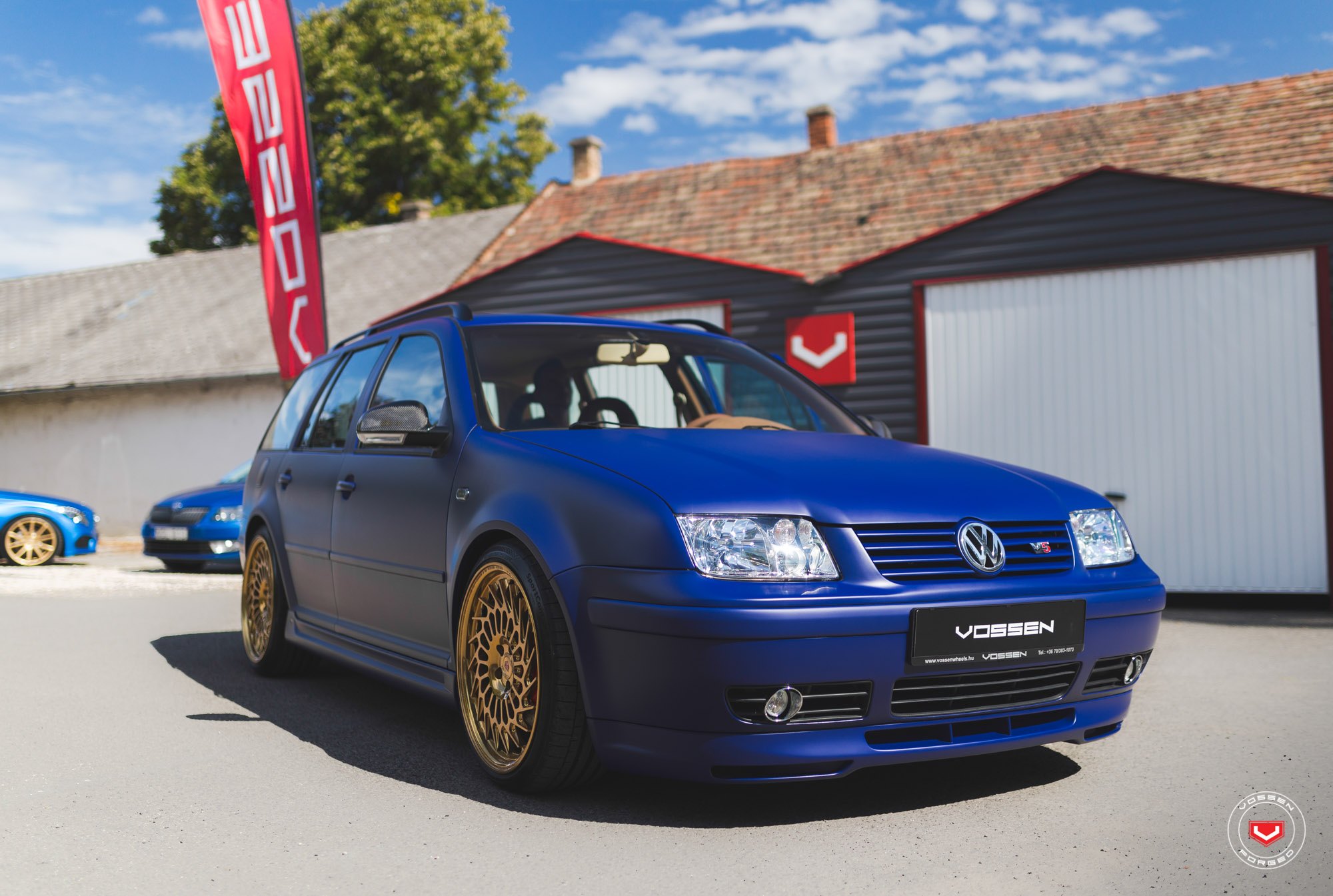 Matte Blue Vw Jetta Customized To Steal The Attention