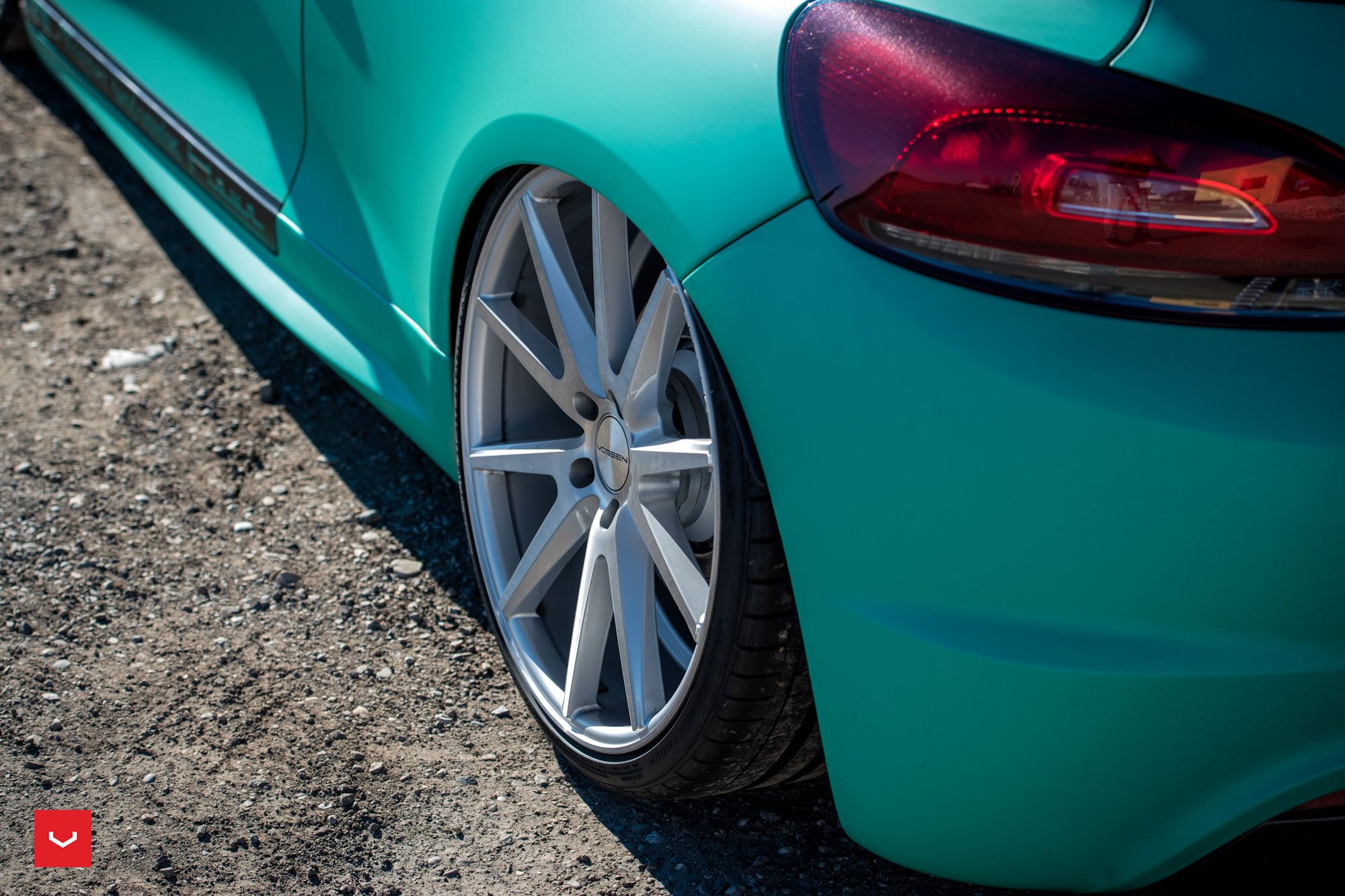VW Scirocco Stance Wheels - Photo by Vossen