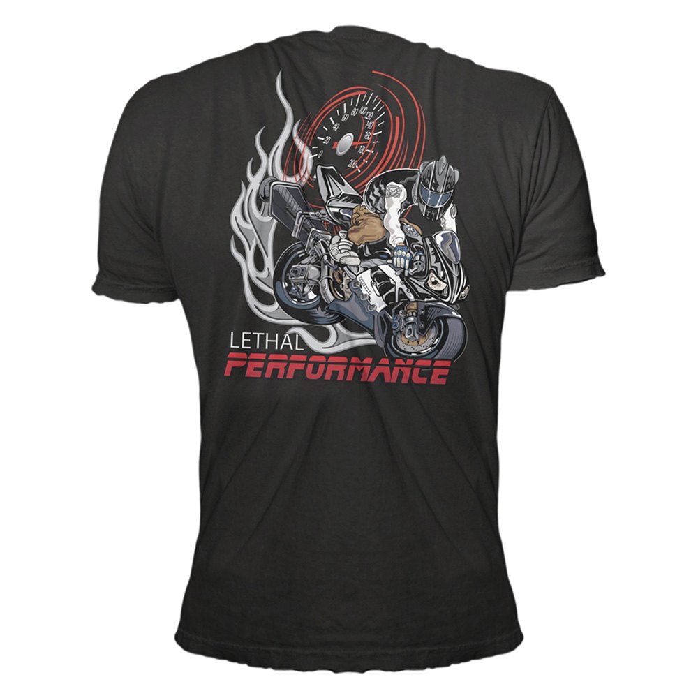 Lethal Threat LT20146XL High Performance Men's T-Shirt X-Large, Black ...