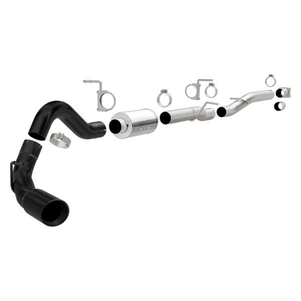For Chevy Silverado 3500 Classic 07 Exhaust System Black Series