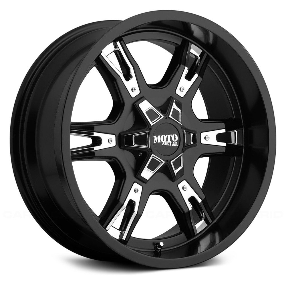 MOTO METAL® MO969 Wheels Gloss Black with Red and Chrome