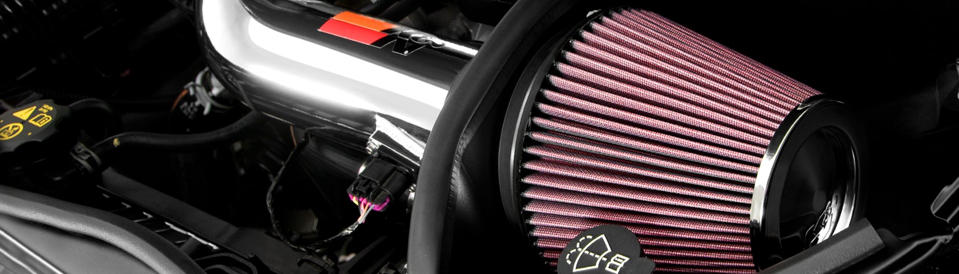 UNIVERSAL PERFORMANCE CAR AIR FILTER HIGH FLOW OPEN CONE INDUCTION INTAKE DOD
