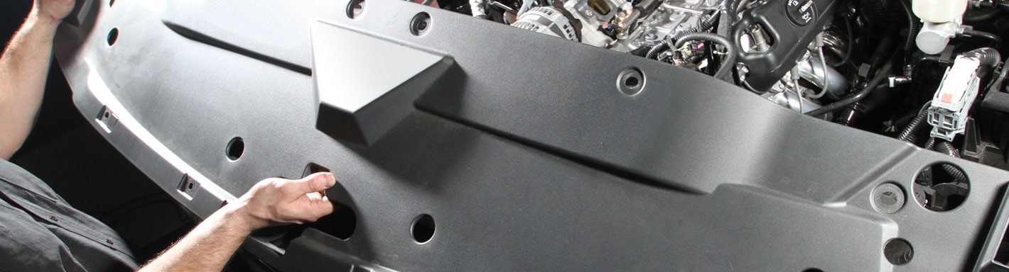 Nissan Radiator Support Covers | Upper, Front — CARiD.com