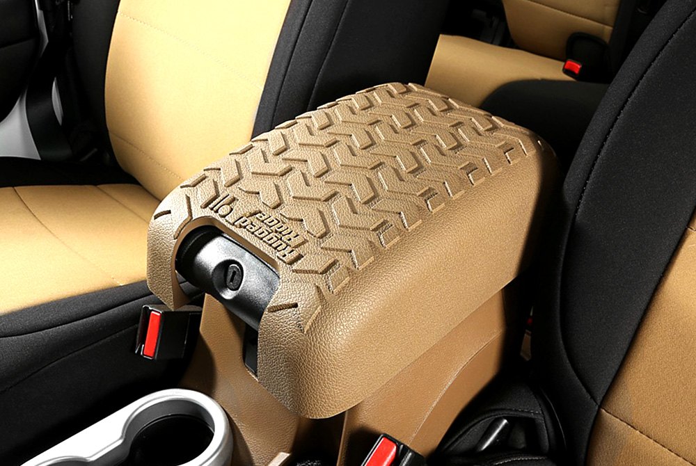 FOR U DESIGNS Vehicle Center Console Pads Skull Pattern Armrest Cover Pad Universal Fit Soft Comfort Center Console Armrest Cushion for Cars,Black 