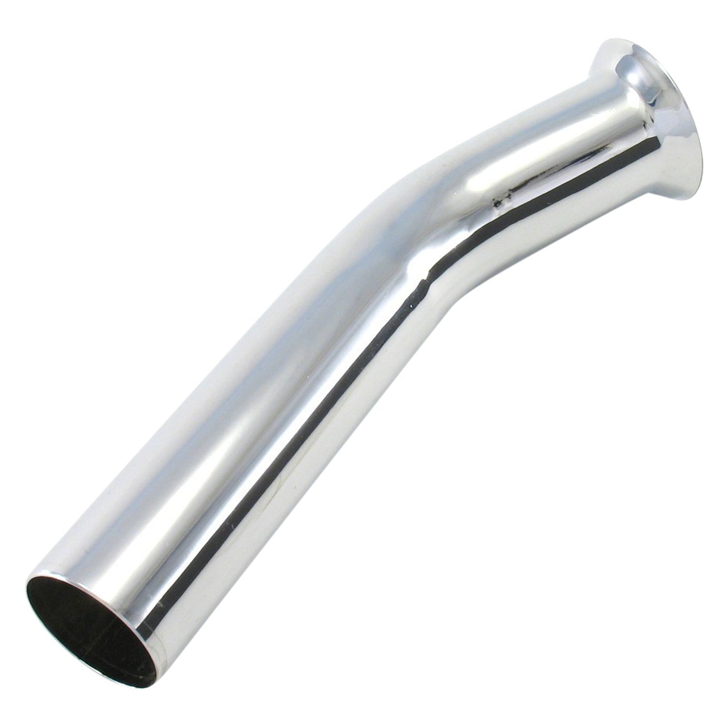 Patriot Exhaust® H1543 - Steel Curve Down Flare Round Weld-On Chrome