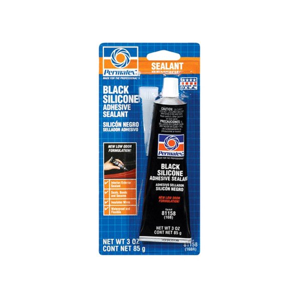 Permatex Black Silicone Adhesive Sealant 27