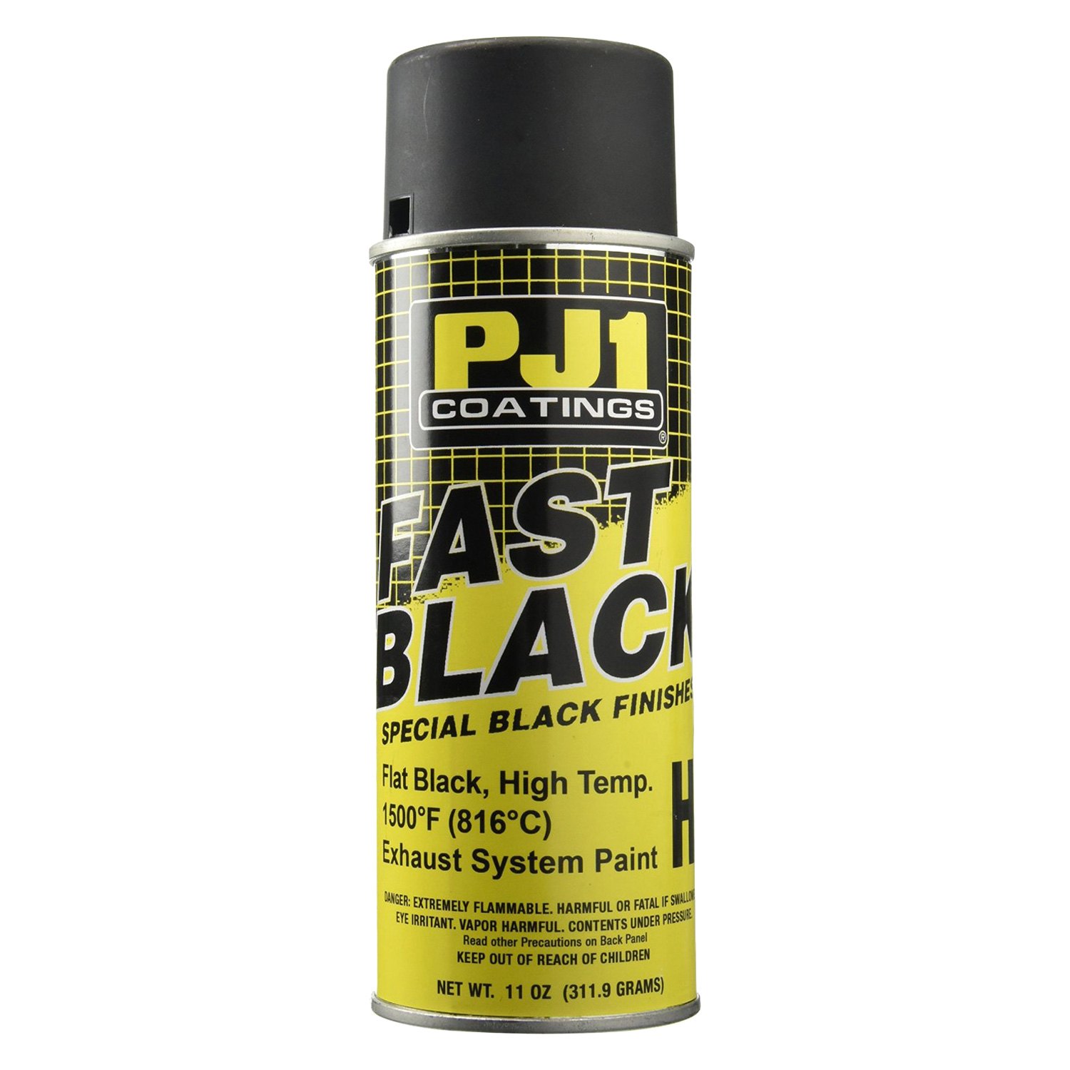 PJ1® 16-HIT - 11 oz Flat Black 2000° F Hi-Temp Exhaust System Paint