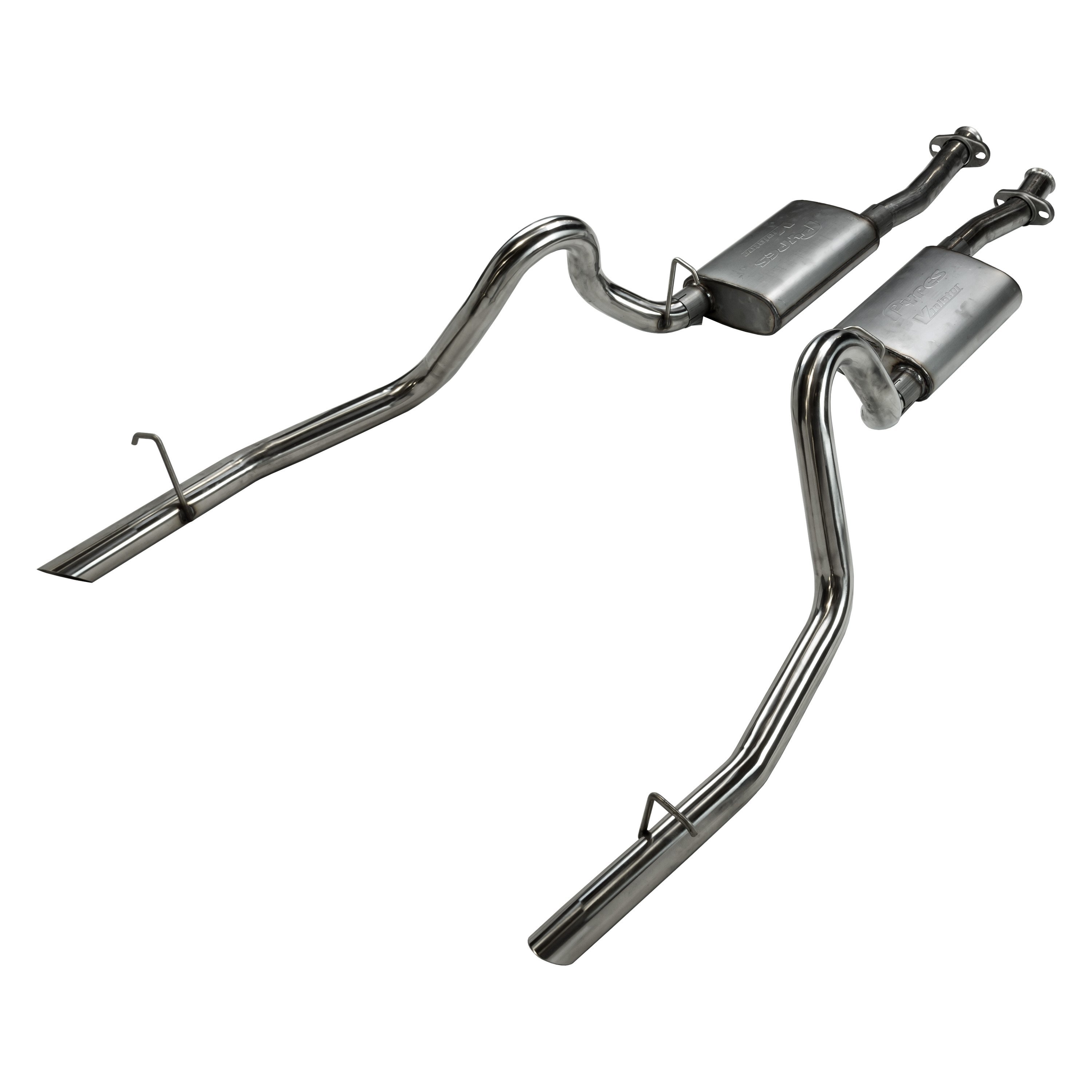 Pypes® - Ford Mustang LX 1985 409 SS Cat-Back Exhaust System with Split