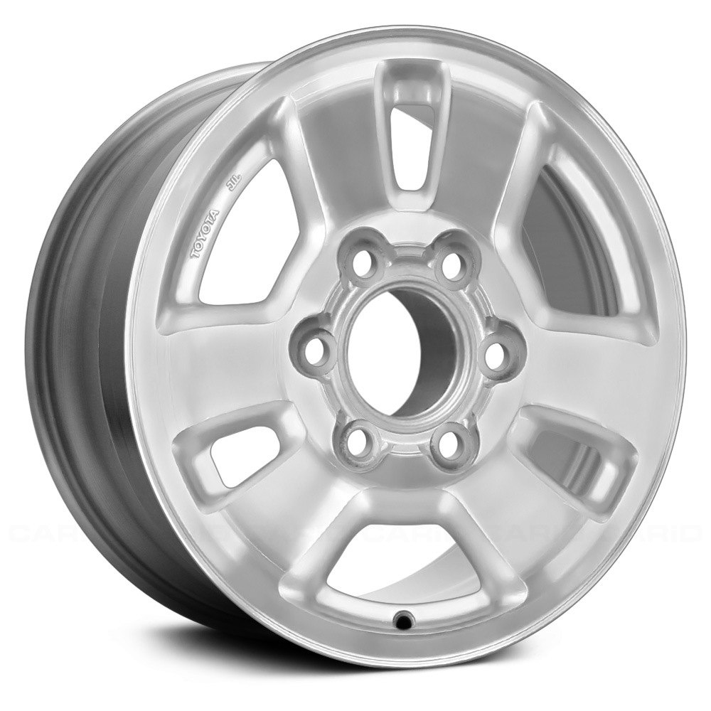 Replace® ALY69346U10N - Toyota Tacoma 2000 15" Replica 6 Spokes Machined and Silver Factory 15 Inch 6 Lug Toyota Tacoma Rims