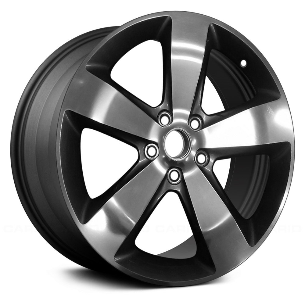 Replace® - Jeep Grand Cherokee 2014 20x8 5-Spoke Machined and Charcoal ...