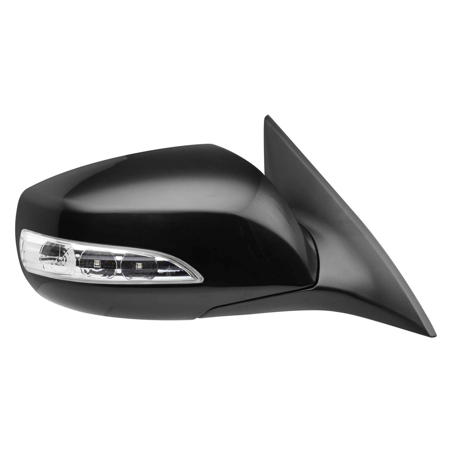 Replace® HY1321193  Passenger Side Power View Mirror (Heated, Foldaway)
